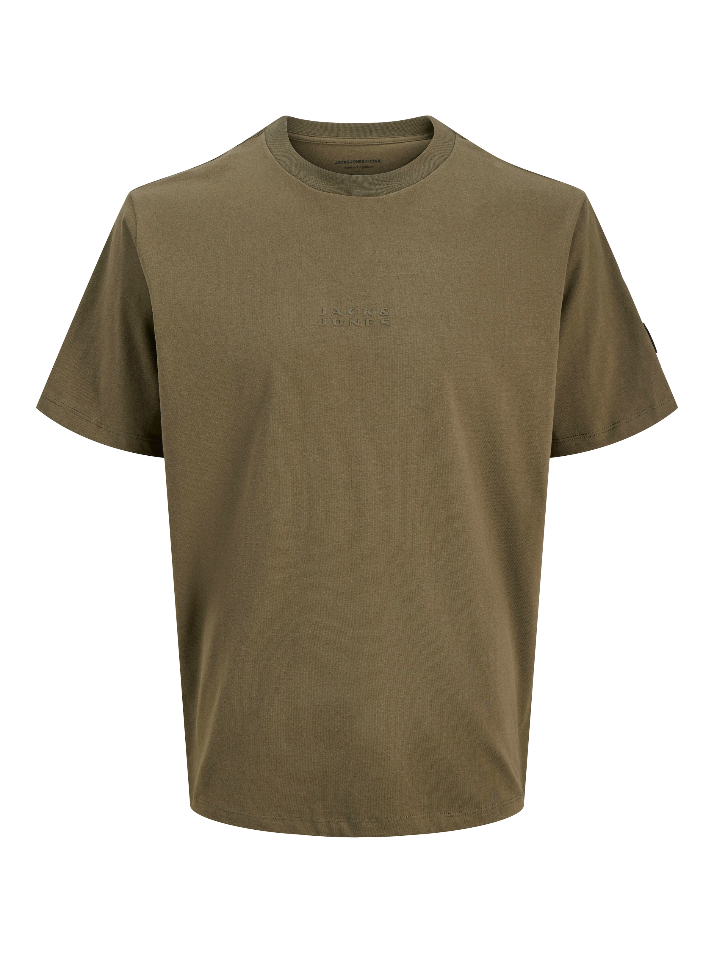 Jack & Jones Kurzarmshirt "JCOPOINT BADGE TEE SS CREW NECK" günstig online kaufen