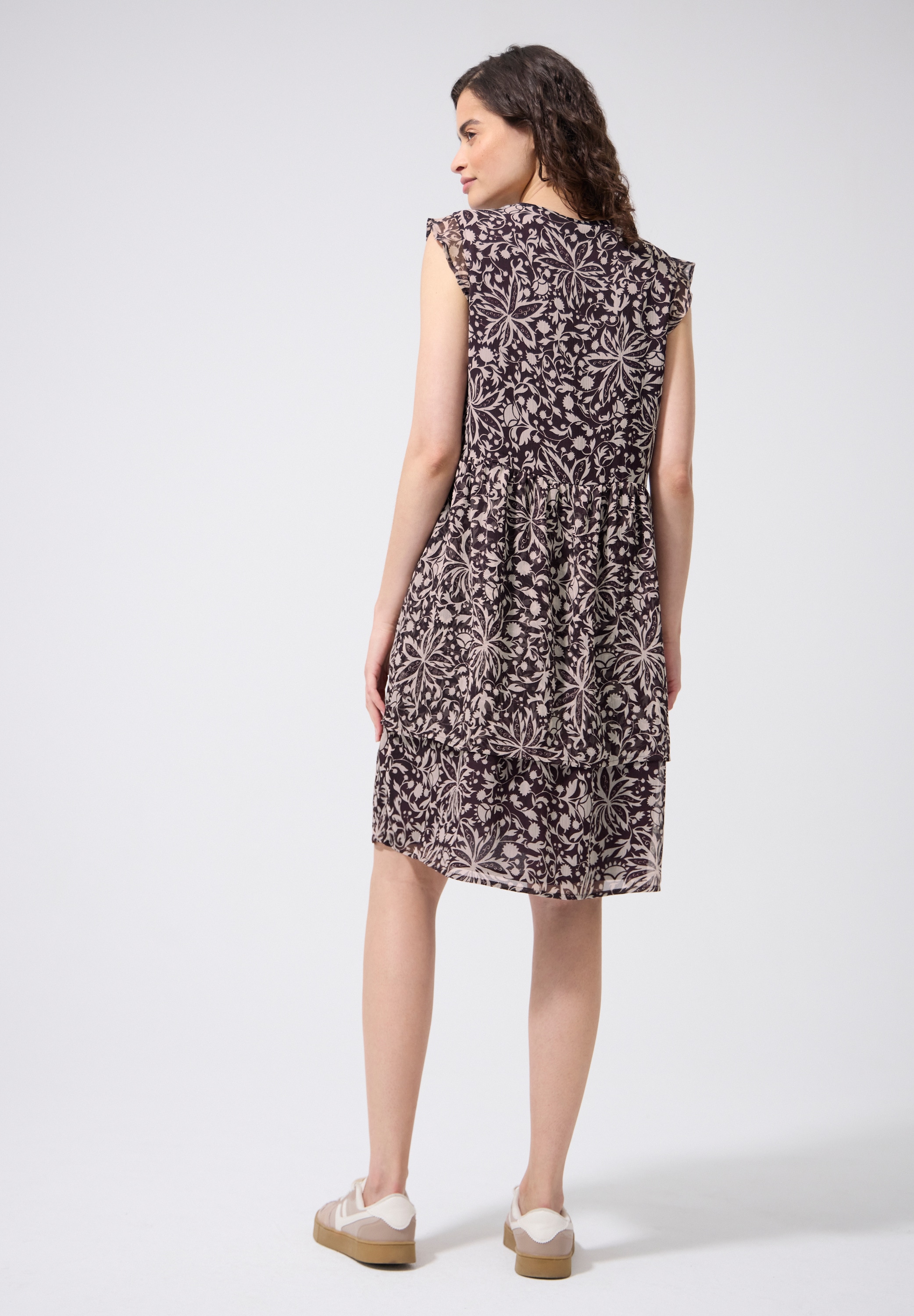 STREET ONE STUDIO Sommerkleid Ohne Taschen knielang