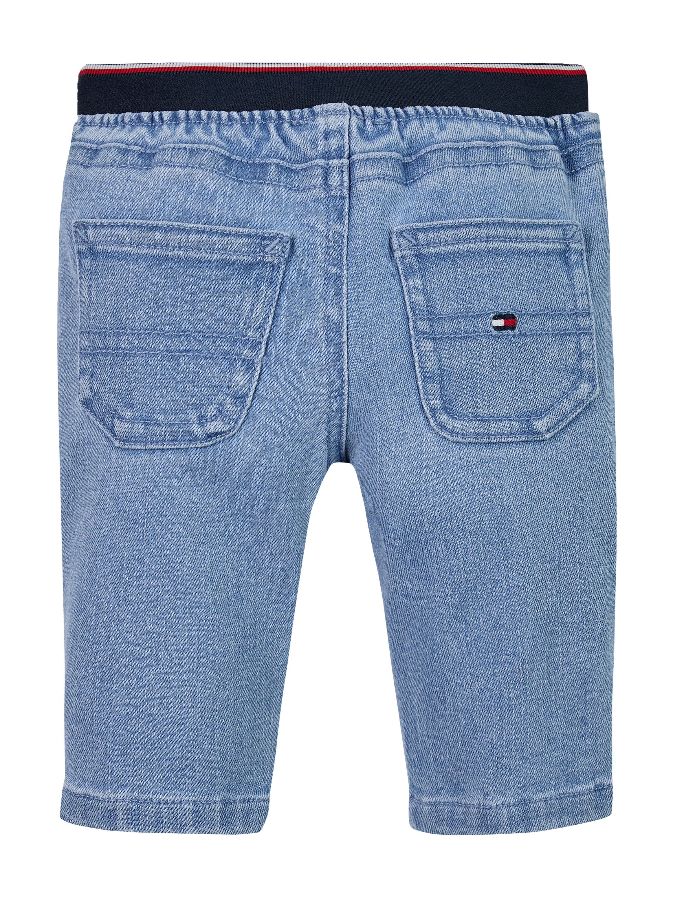 Thumbnail - Tommy Hilfiger Schlupfjeans "MICRO GLOBAL STRIPE DENIM PANTS", mit Logostickereien