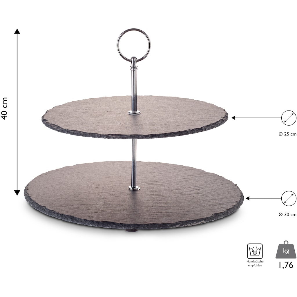 ECHTWERK Etagere »Schiefer Etagere«