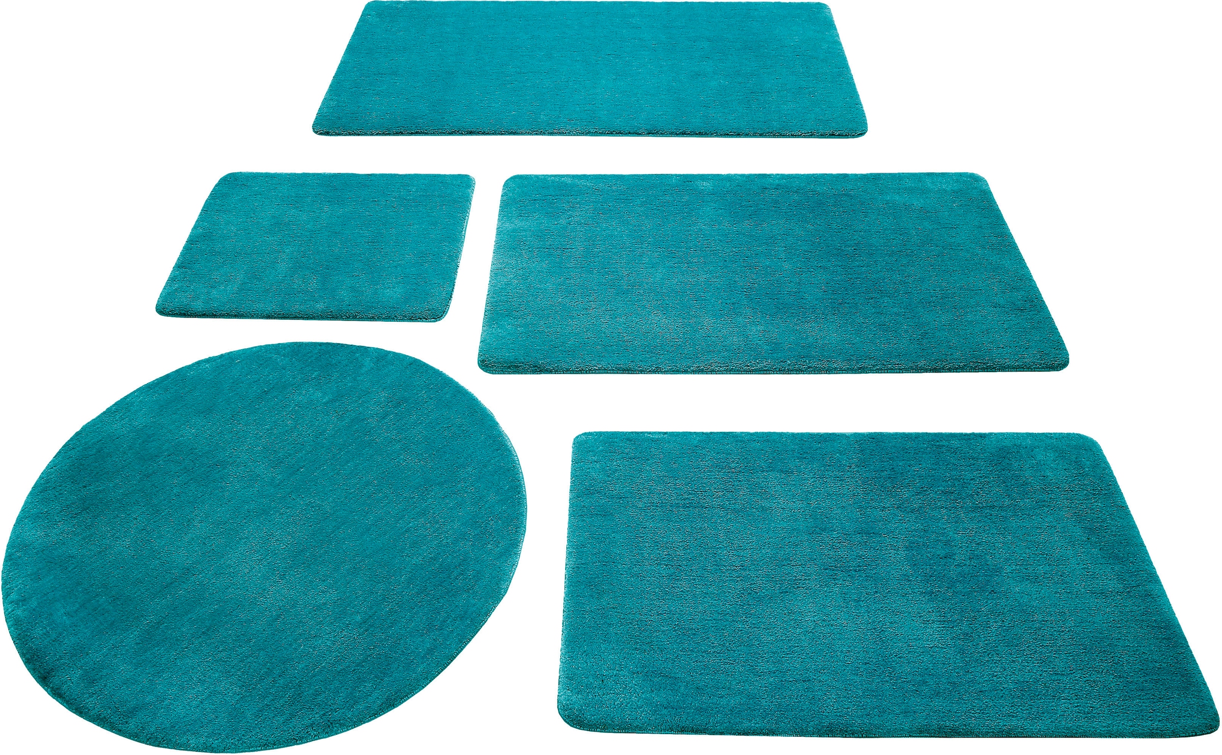 Wecon home Basics Badematte "Joris" Höhe 20 mm rutschhemmend beschichtet st günstig online kaufen