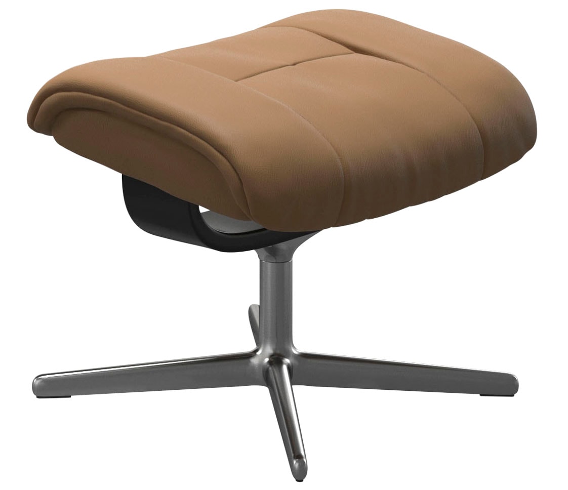 Stressless Fußhocker "Mayfair", mit Cross Base, Größe S, M & L, Holzakzent Schwarz