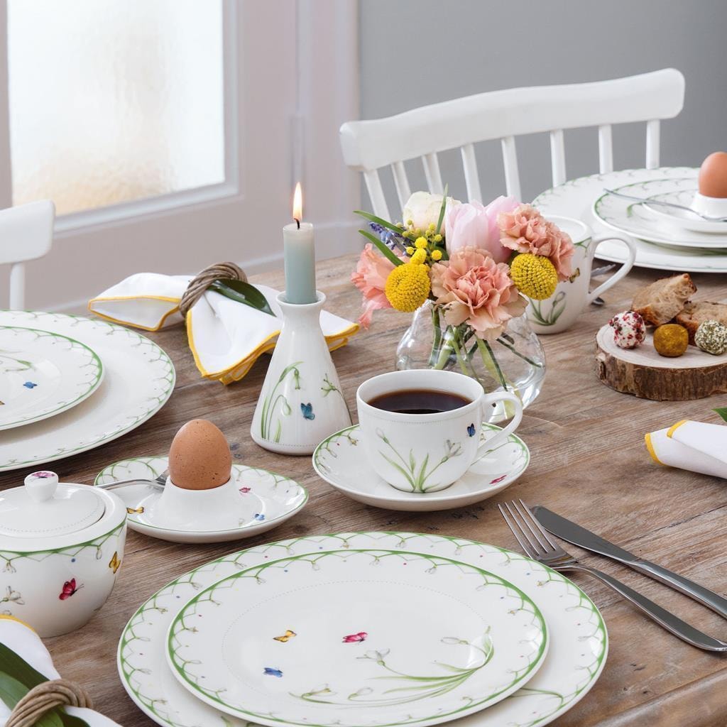 Villeroy & Boch Geschirr-Set »Frühstücks-Set Colourful Spring 12er Set bunt« Spülmaschinengeeignet, Mikrowellengeeignet
