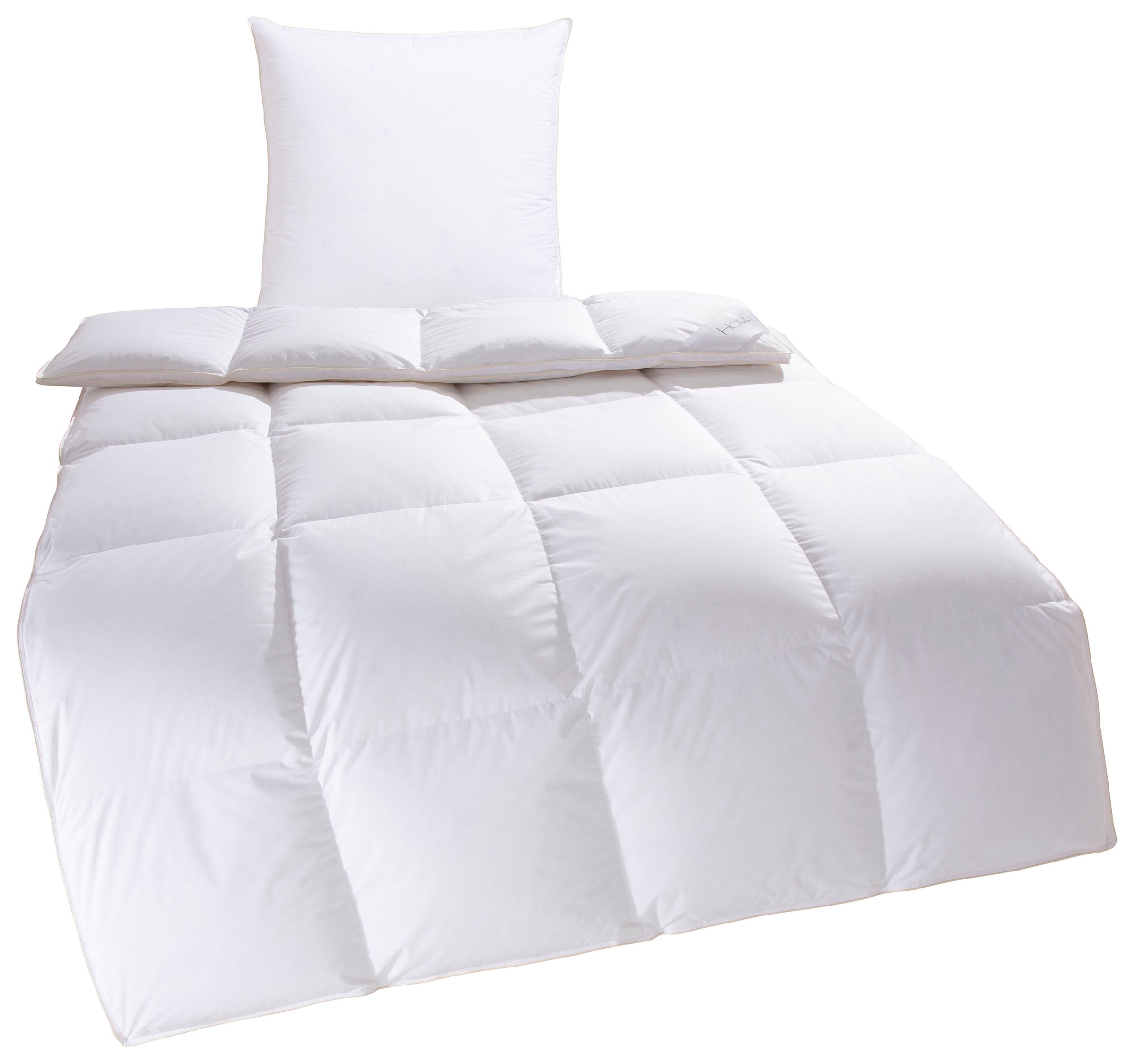 Home affaire Daunenbettdecke + Kopfkissen "Litrone Bettdecke 135x200 cm, 15 günstig online kaufen