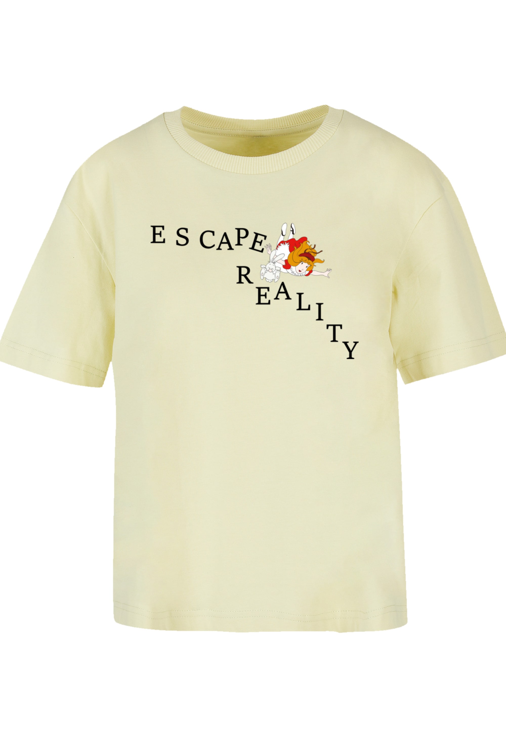 F4NT4STIC T-Shirt »Alice im Wunderland Escape Reality Falling«, Retro, Heroes of Childhood, TV Serie