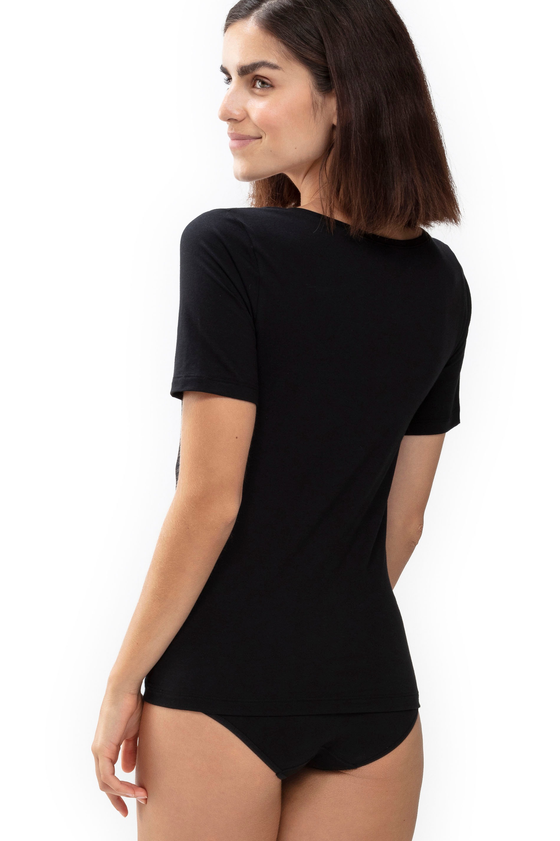 Mey Kurzarmshirt Serie Superfine Organic Rundhals, schmale Passform, Halbar günstig online kaufen