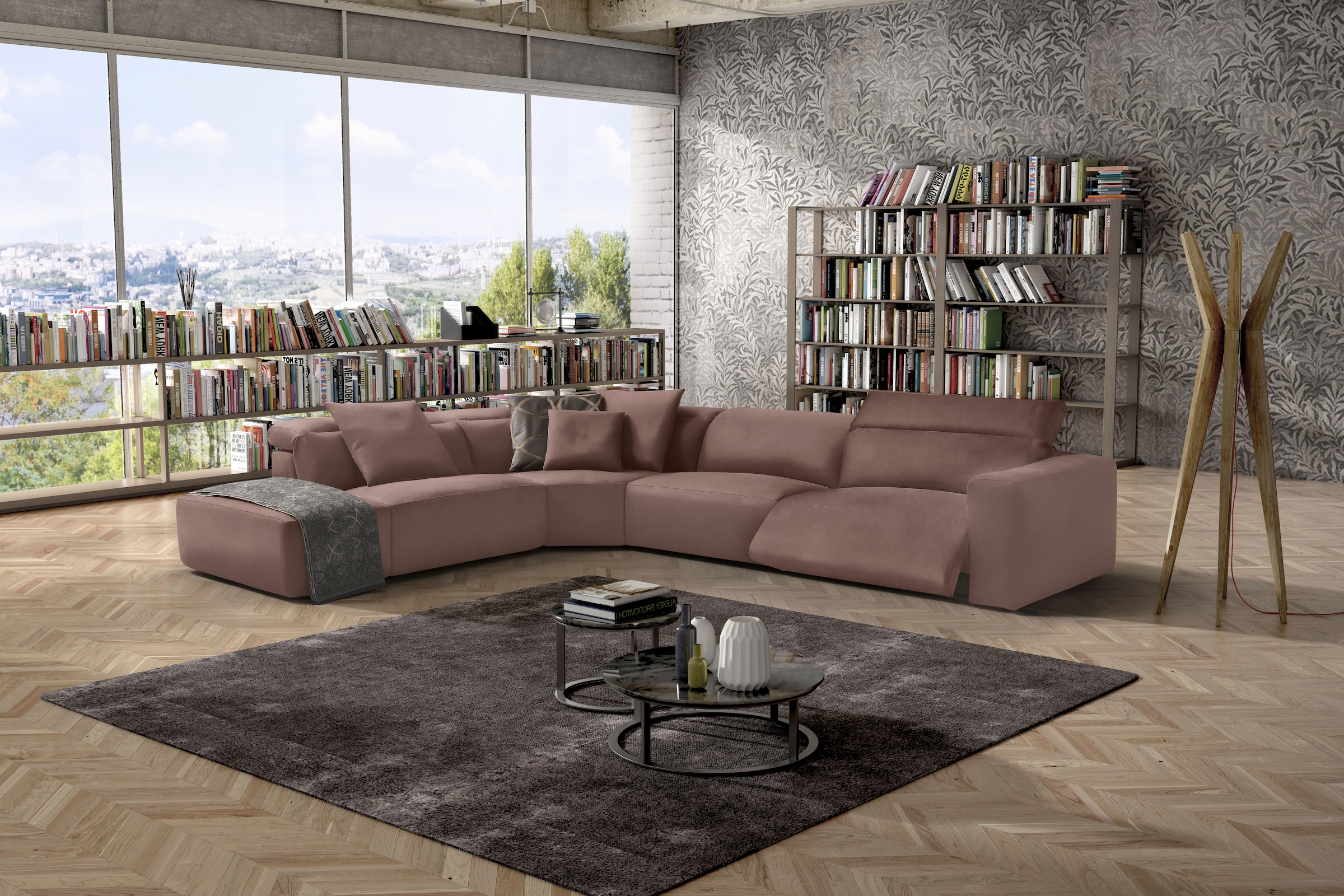 Egoitaliano Ecksofa "Beverly, extravangantes Designsofa mit erstklassigem S günstig online kaufen