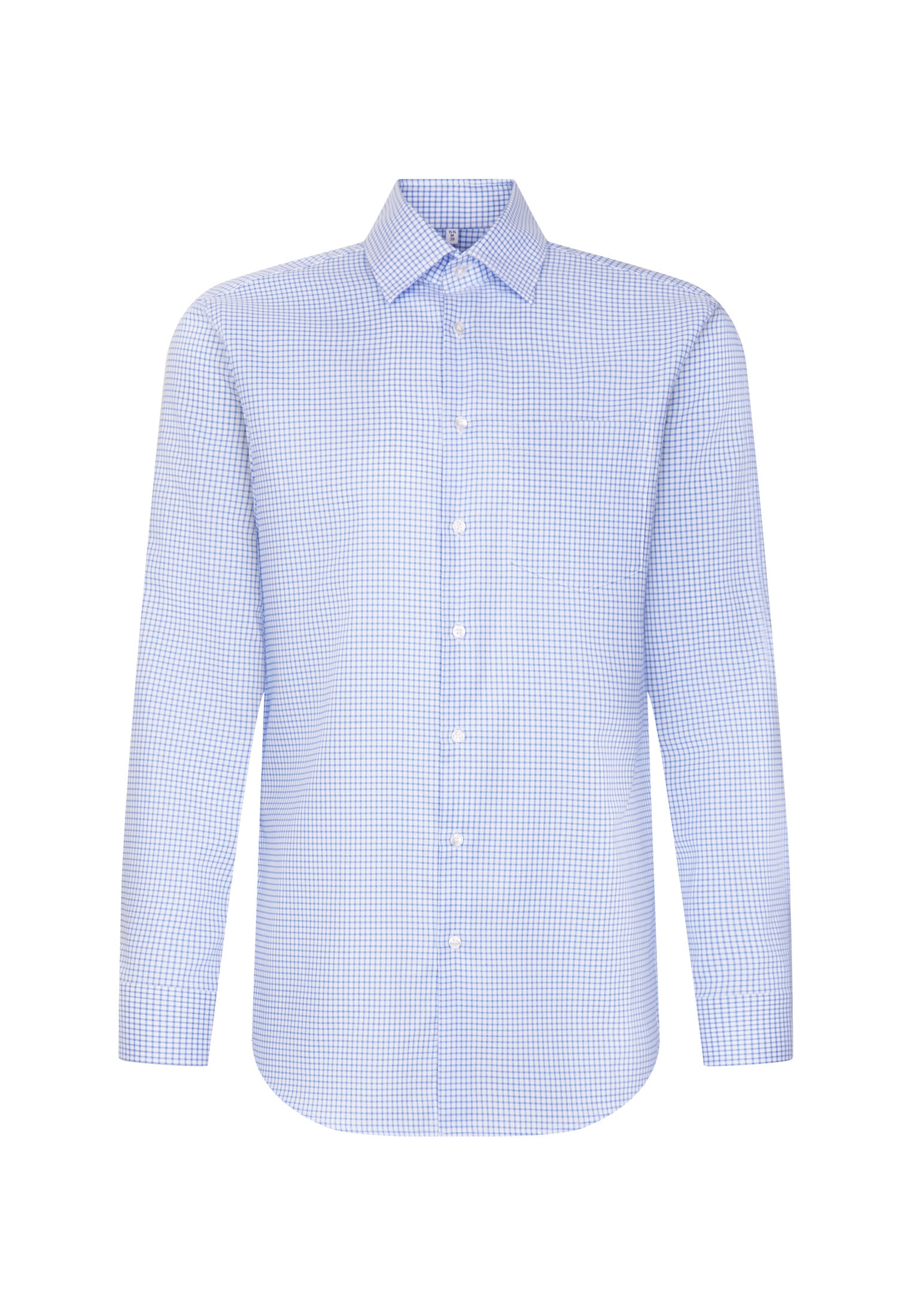 seidensticker Businesshemd »Schwarze Rose« Comfort 1/1 Covered-Button-Down-Kragen Karo