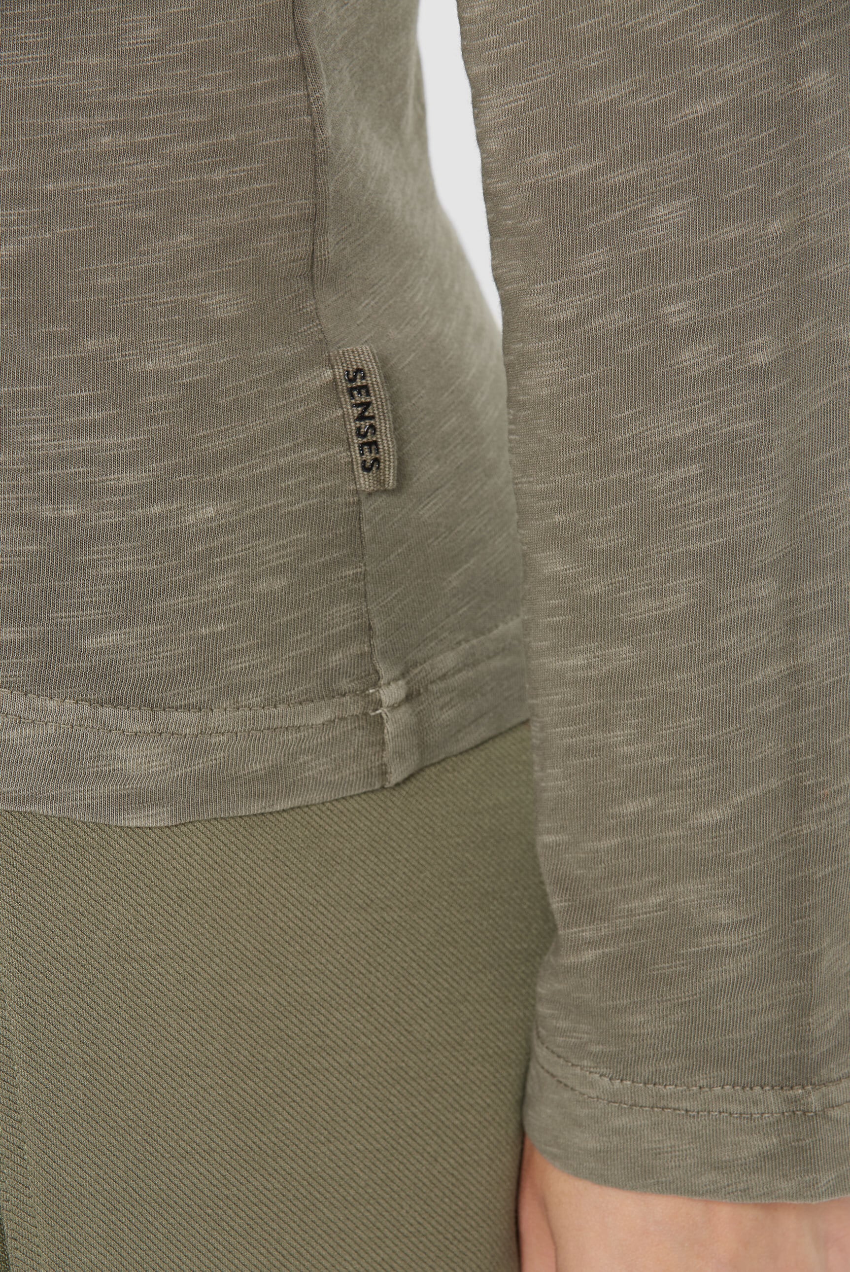 SENSES.THE LABEL Rundhalsshirt, aus Baumwolle