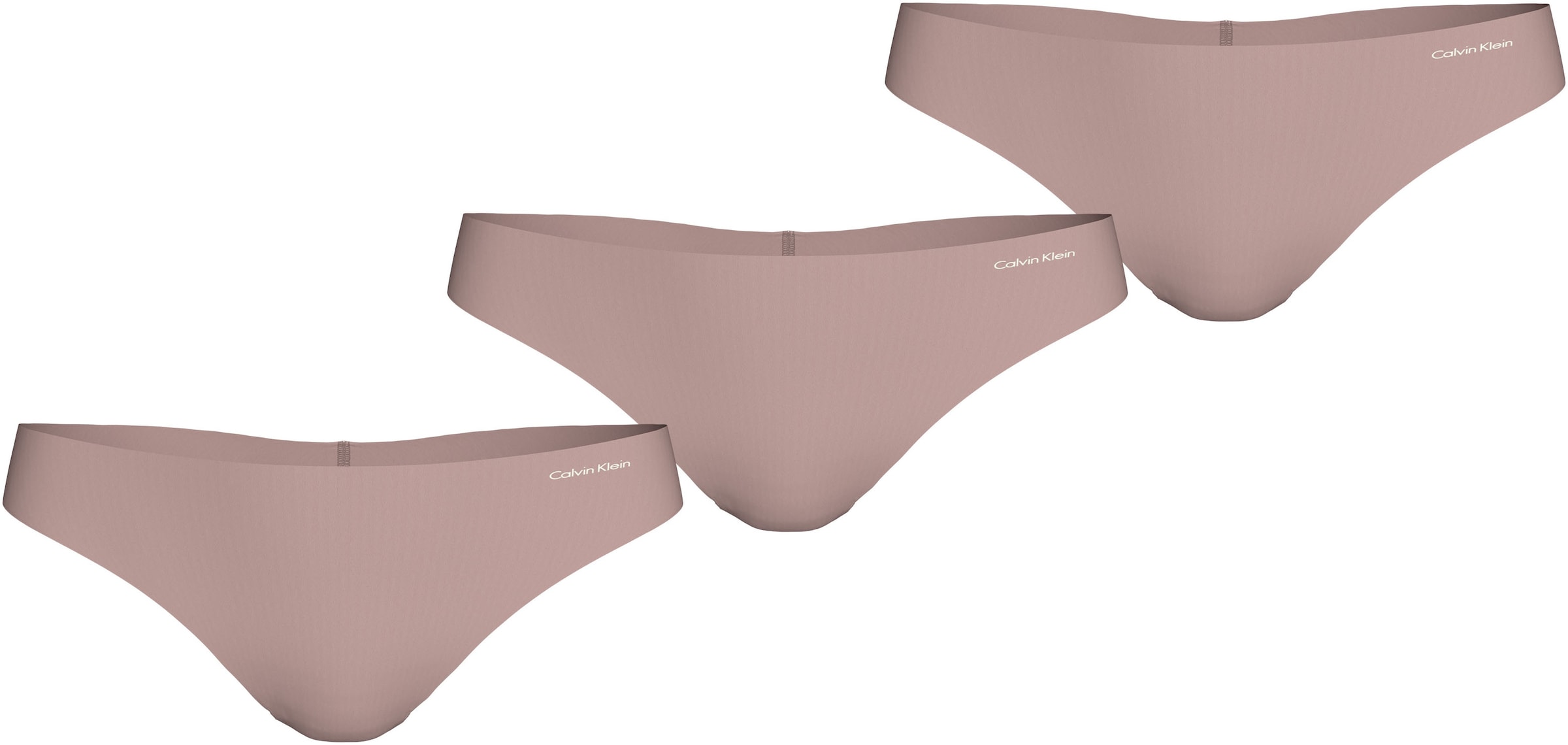 Calvin Klein Underwear Tanga "THONG 3PK", (Packung, 3er-Pack), mit Logo-Schriftzug