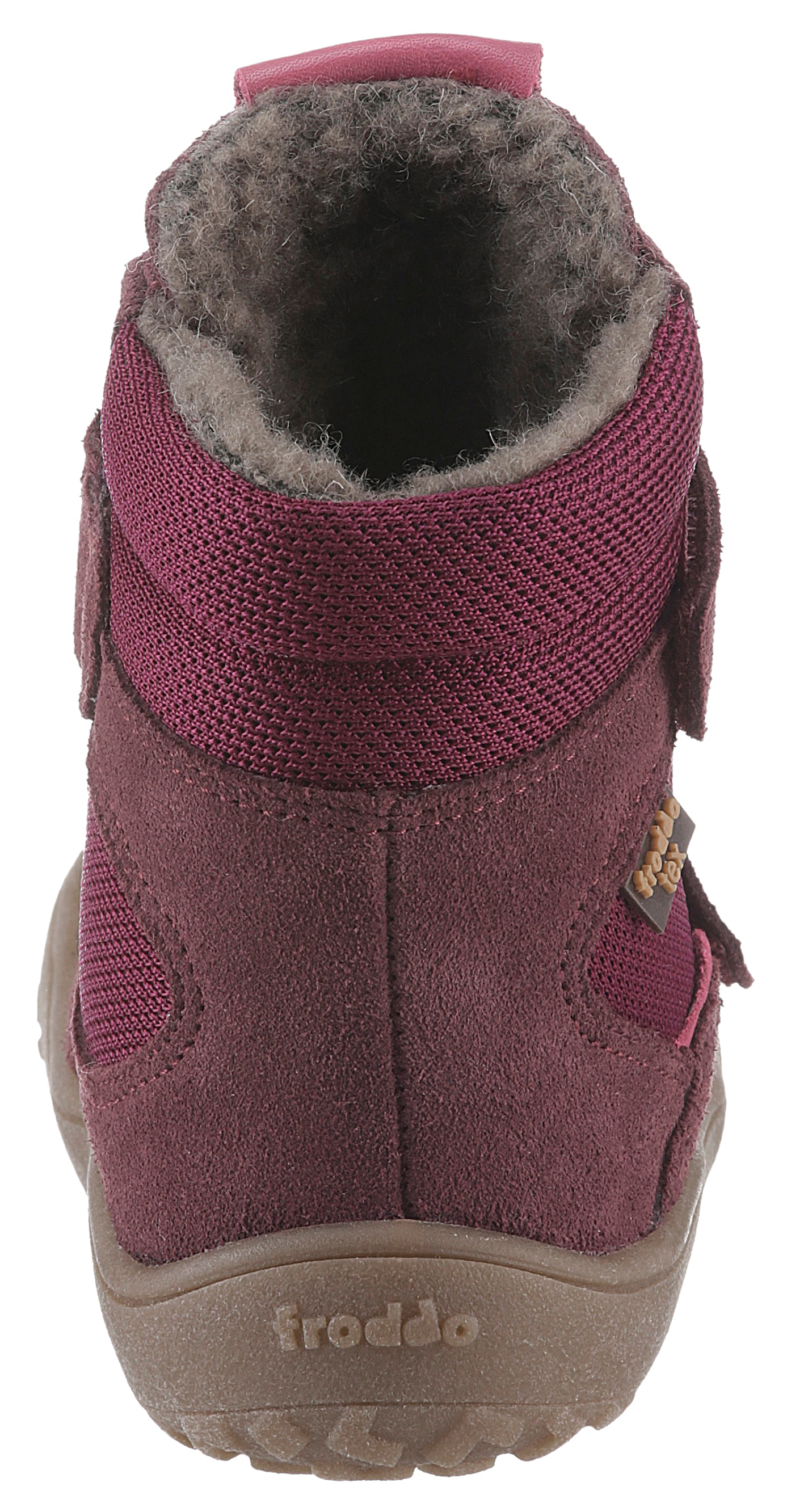 froddo® Barfußschuh »BAREFOOT TEX WINTER«, Winterstiefel, Klettstiefel mit kuscheligem Wollfutter