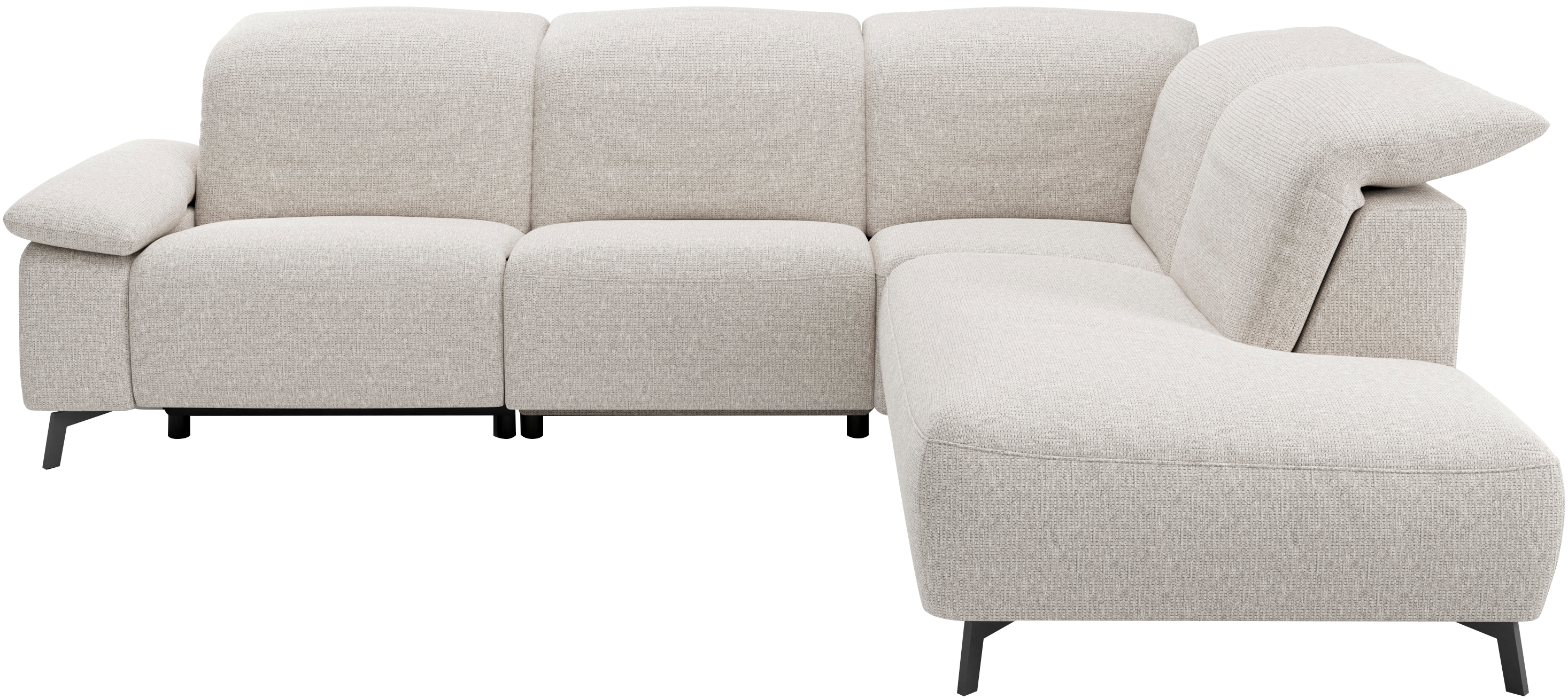 Musterring Ecksofa "MR 370, intelligenter Komfort im modernen Design" Optionale Relaxfunktion, flexible Kopfteile & klappbare Armlehnen