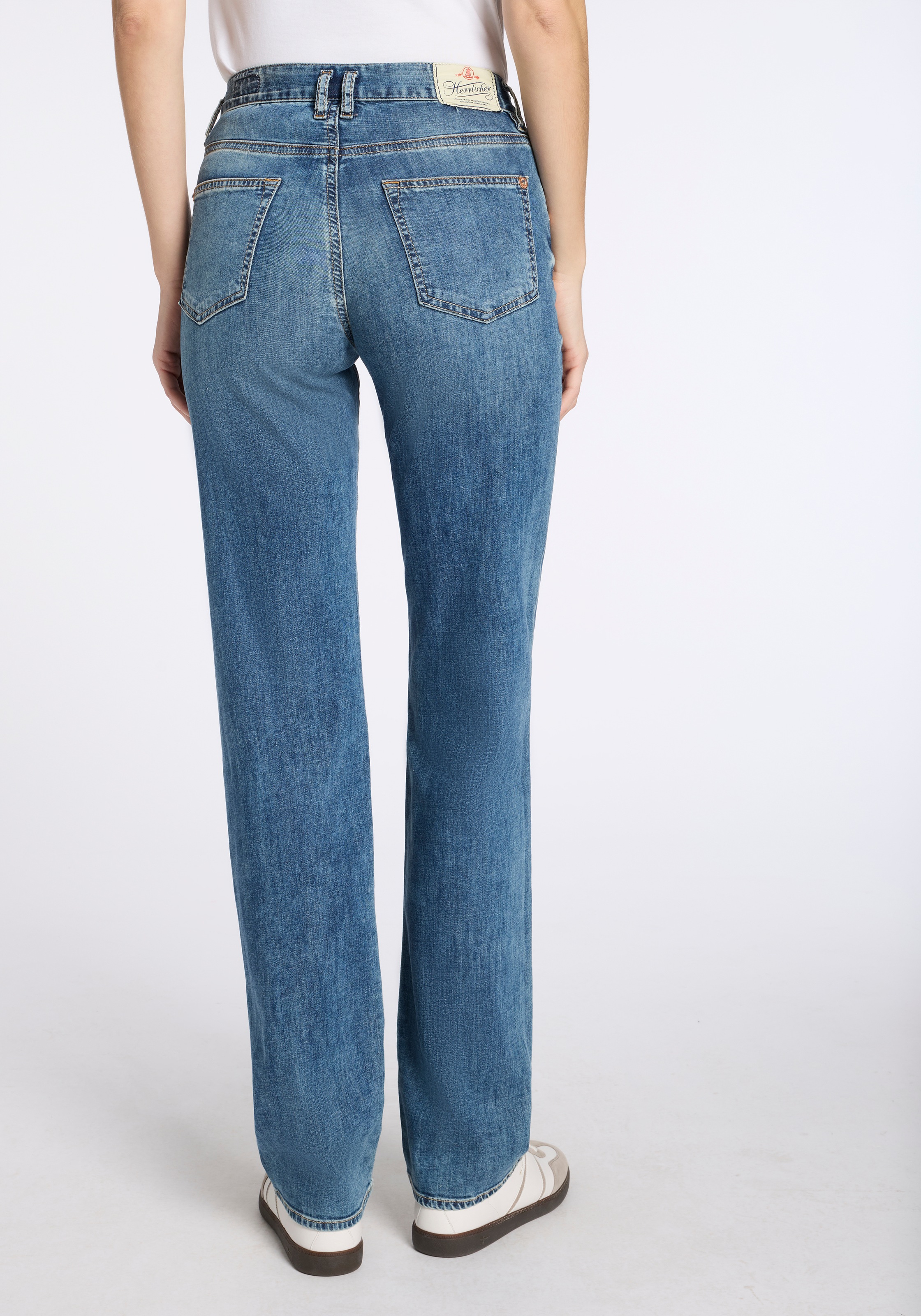 Herrlicher Straight-Jeans "Breezy Straight Denim Light" aus leichtem Denim günstig online kaufen