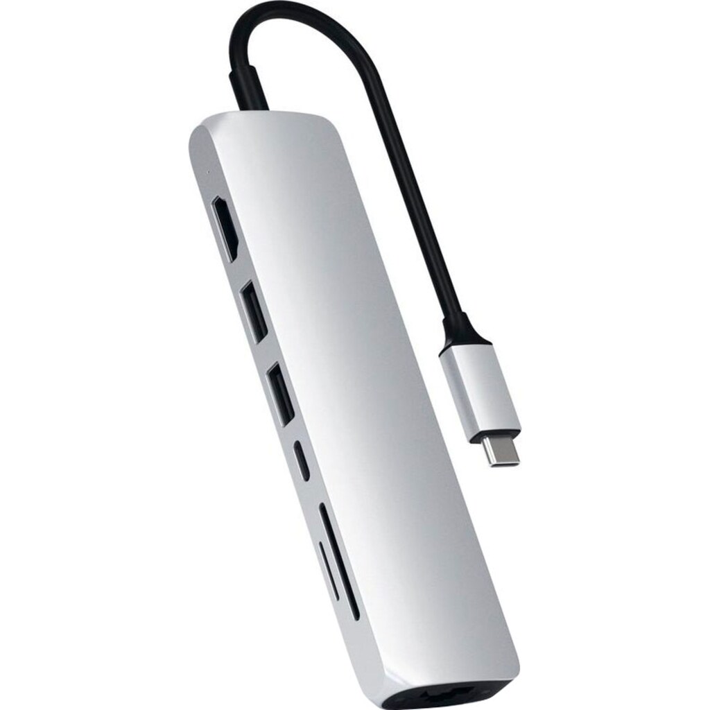 Satechi Notebook-Adapter »Type-C Multi-Port Hub 4K Ethernet Slim«