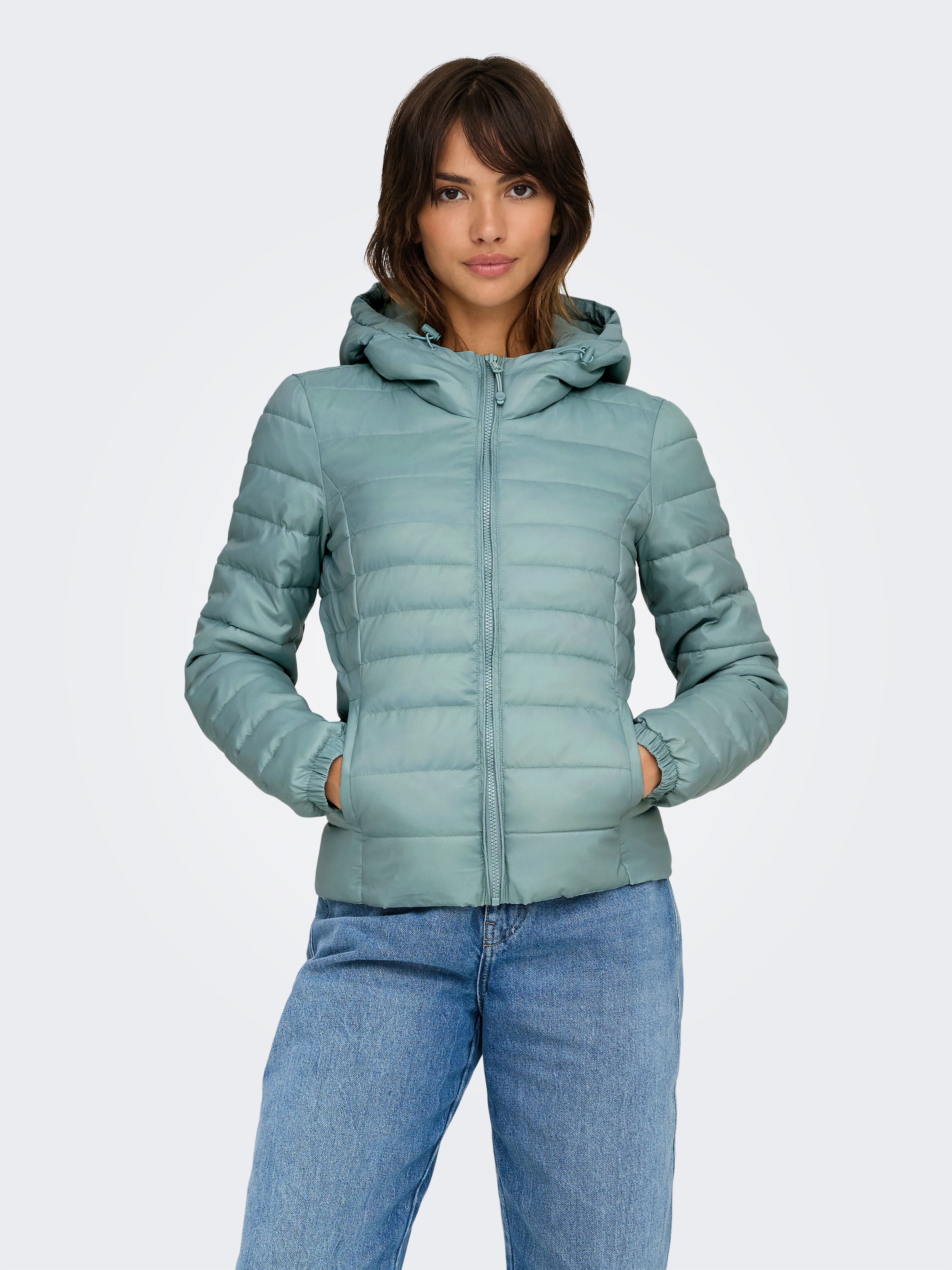 ONLY Steppjacke "ONLTAHOE HOOD JACKET OTW NOOS", mit Kapuze, in modisch kur günstig online kaufen