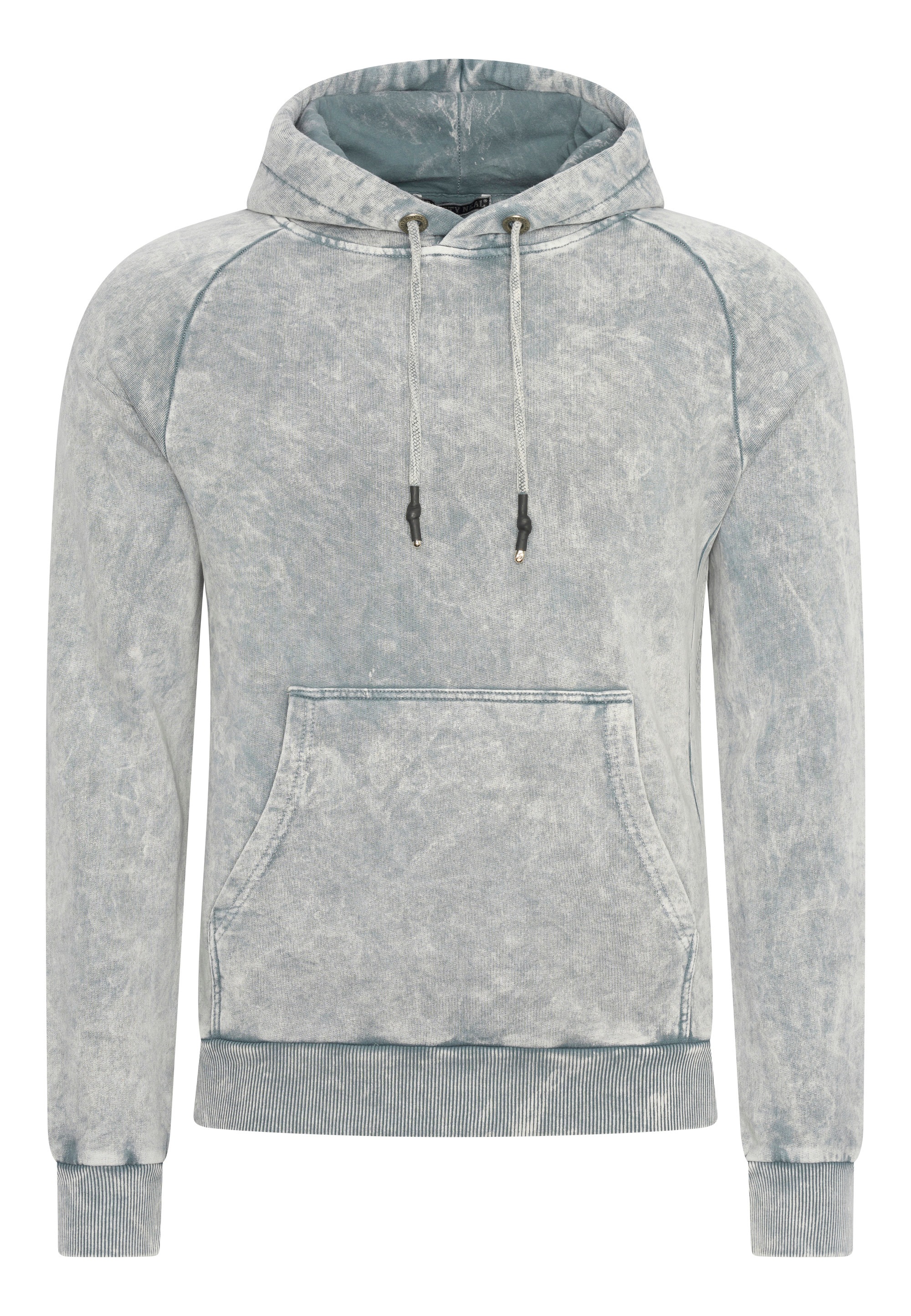 Kapuzensweatshirt, in verwaschenem Design