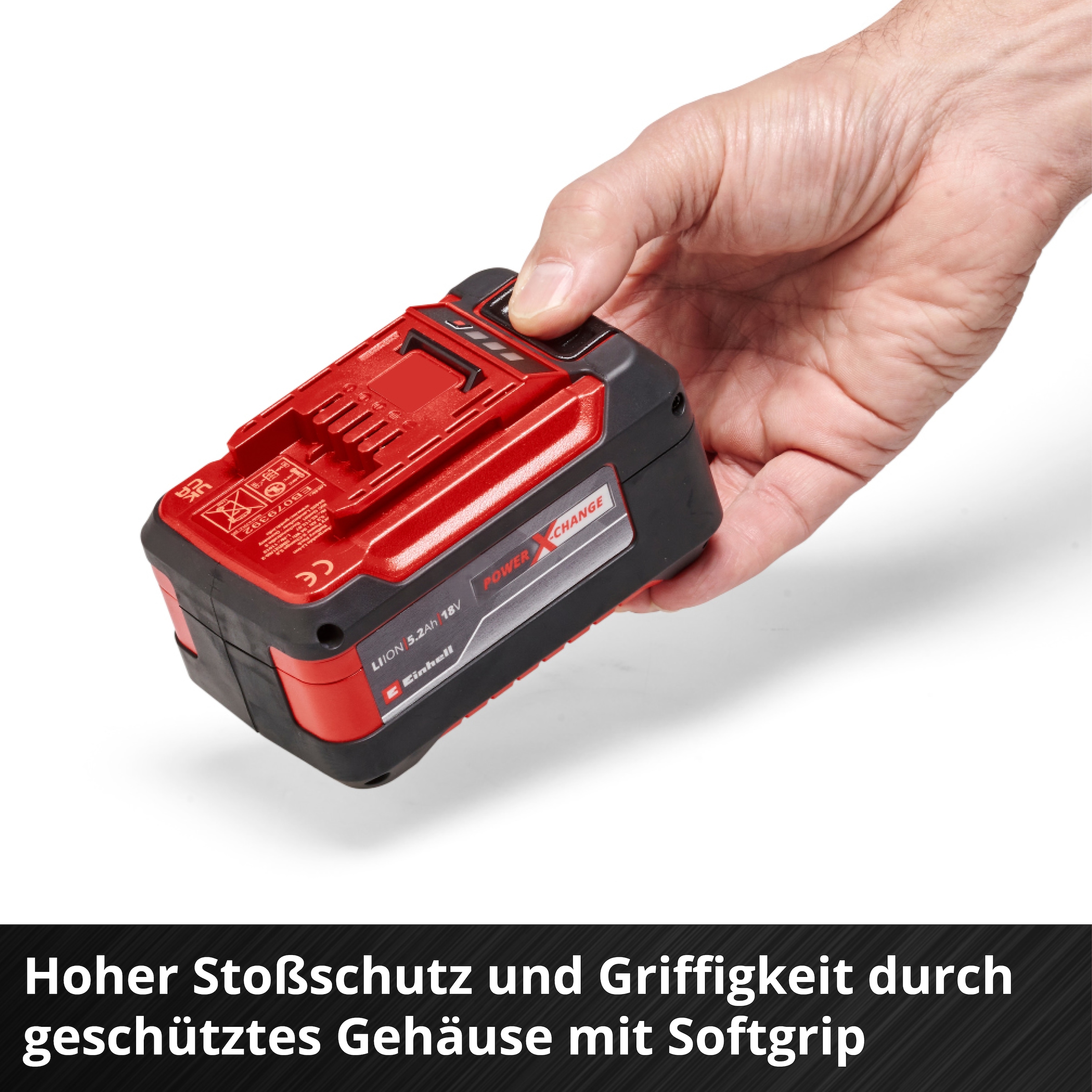 Einhell Akku »PXC-Starter-Kit 5,2Ah & 4A Fastcharger«, 18,0 V, inklusive Schnellladegerät