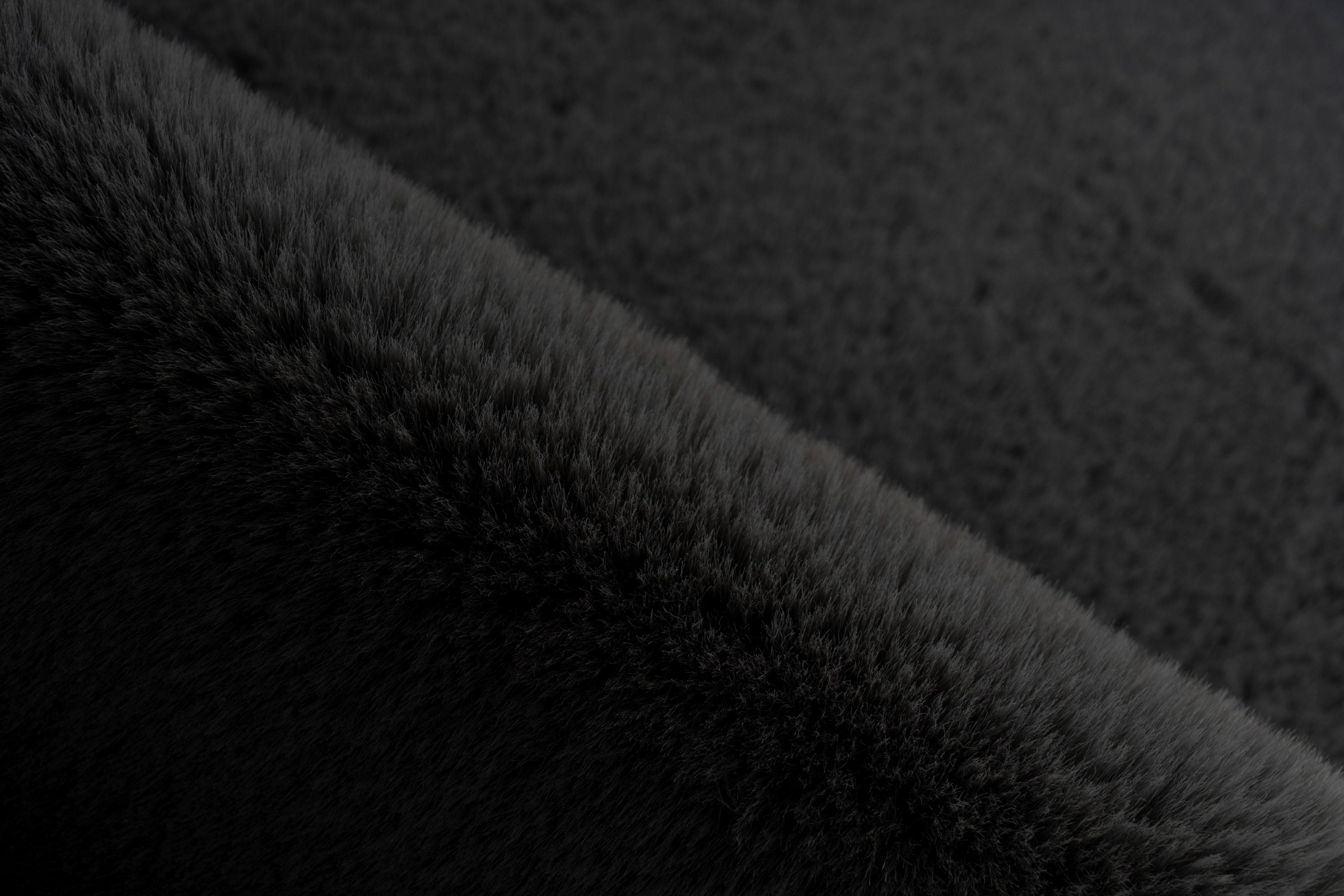 Arte Espina Fellteppich »Rabbit 300«, fellförmig, 35 mm Höhe, Kunstfell, Kaninchenfell-Haptik, supersoft, ideal als Bettvorleger