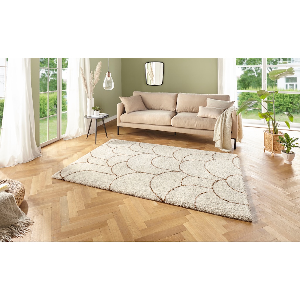 HANSE Home Hochflor-Teppich »Thane«, rechteckig