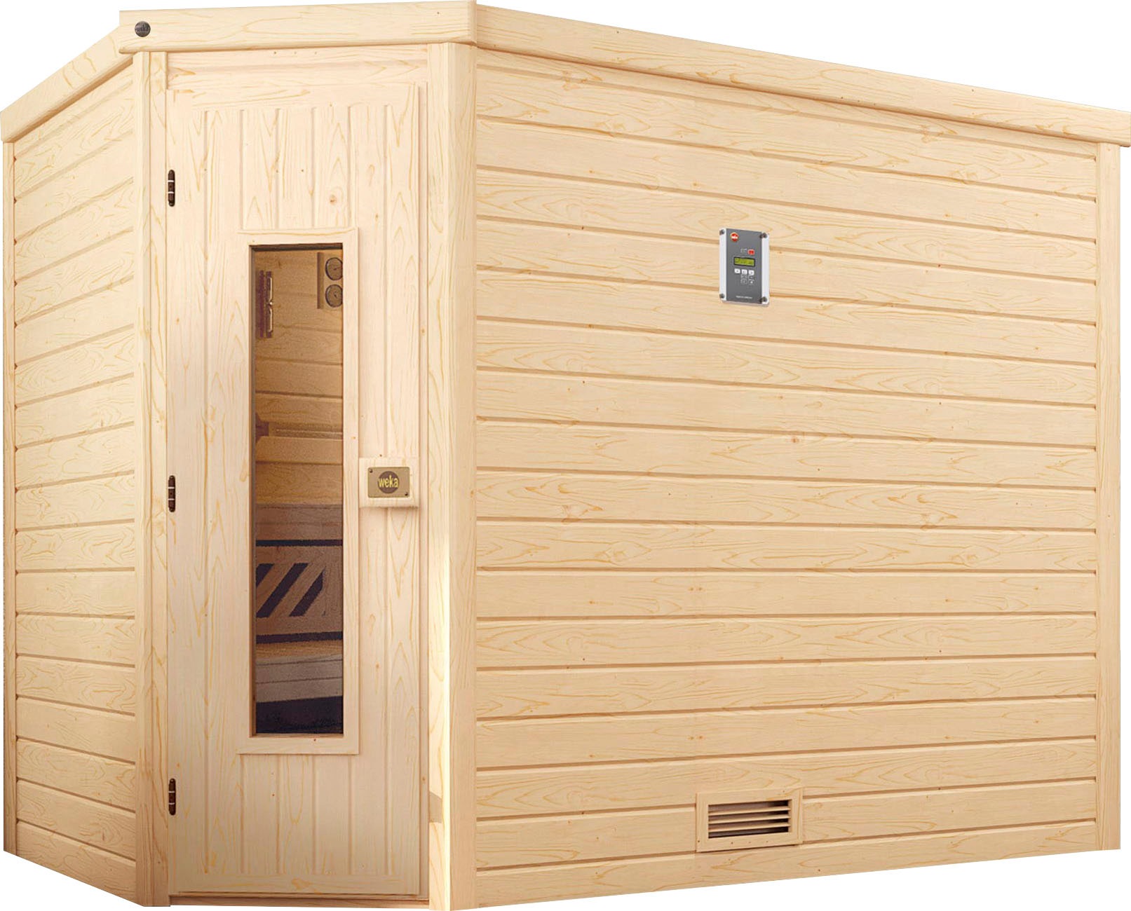 weka Sauna "Turku" Set, 7,5 kW-Ofen mit digitaler Steuerung
