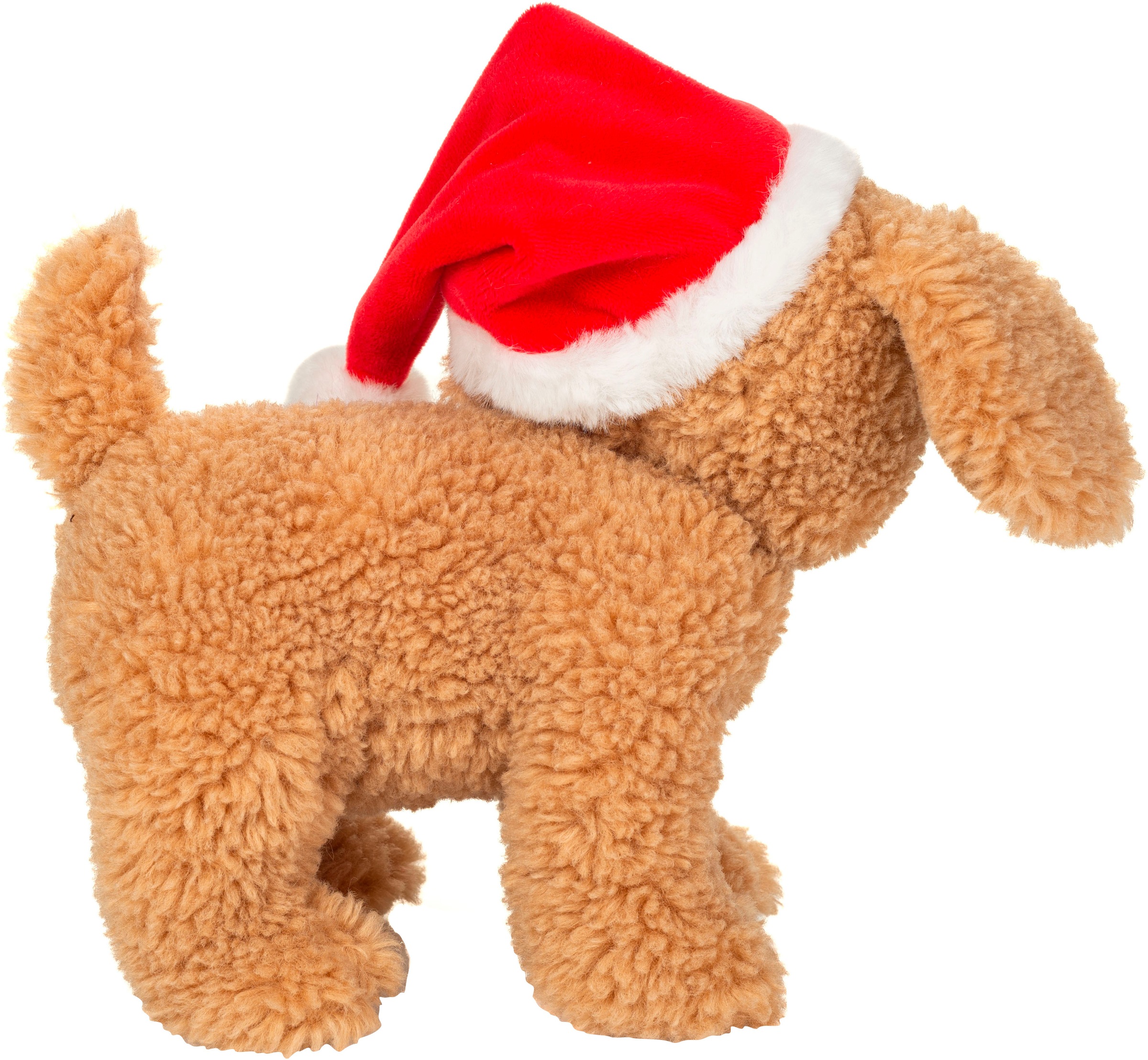 Teddy Hermann® Kuscheltier »Hund mit Weihnachtsmütze 20 cm«