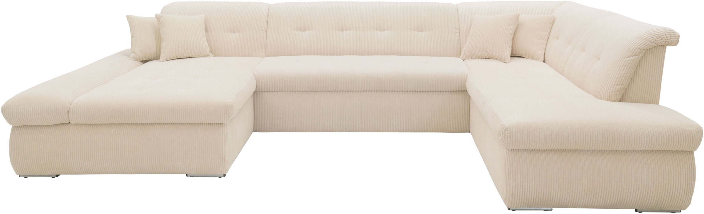 DOMO collection Wohnlandschaft "Moric U-Form, auch in Cord, Breite 353cm, v günstig online kaufen