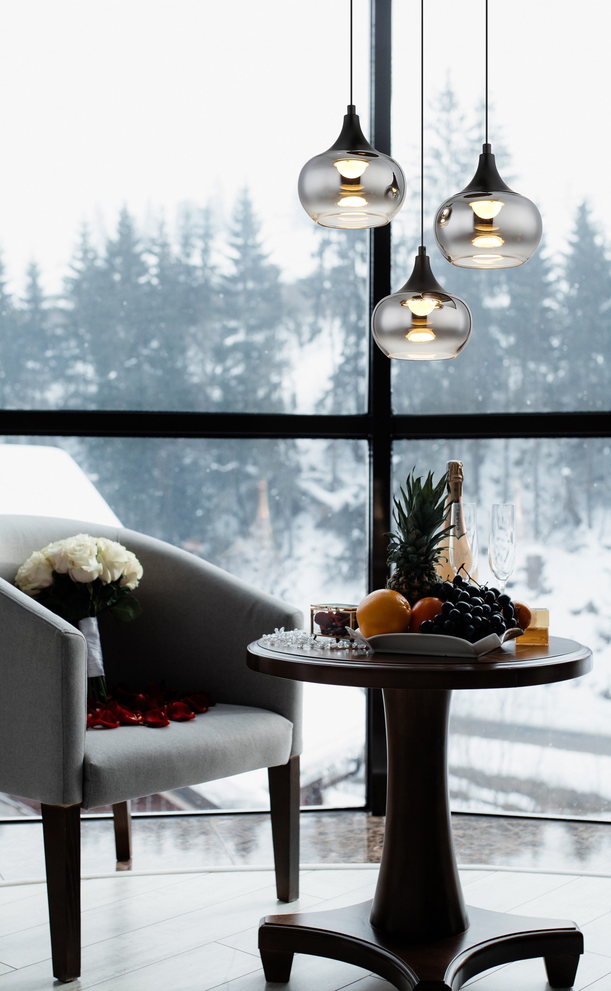 NOWA Hängeleuchte »LUI« LED-Modul 1 Stk. Warmweiß LED-Hängeleuchte, dimmbar, Soft-Lift, elegant & funktional