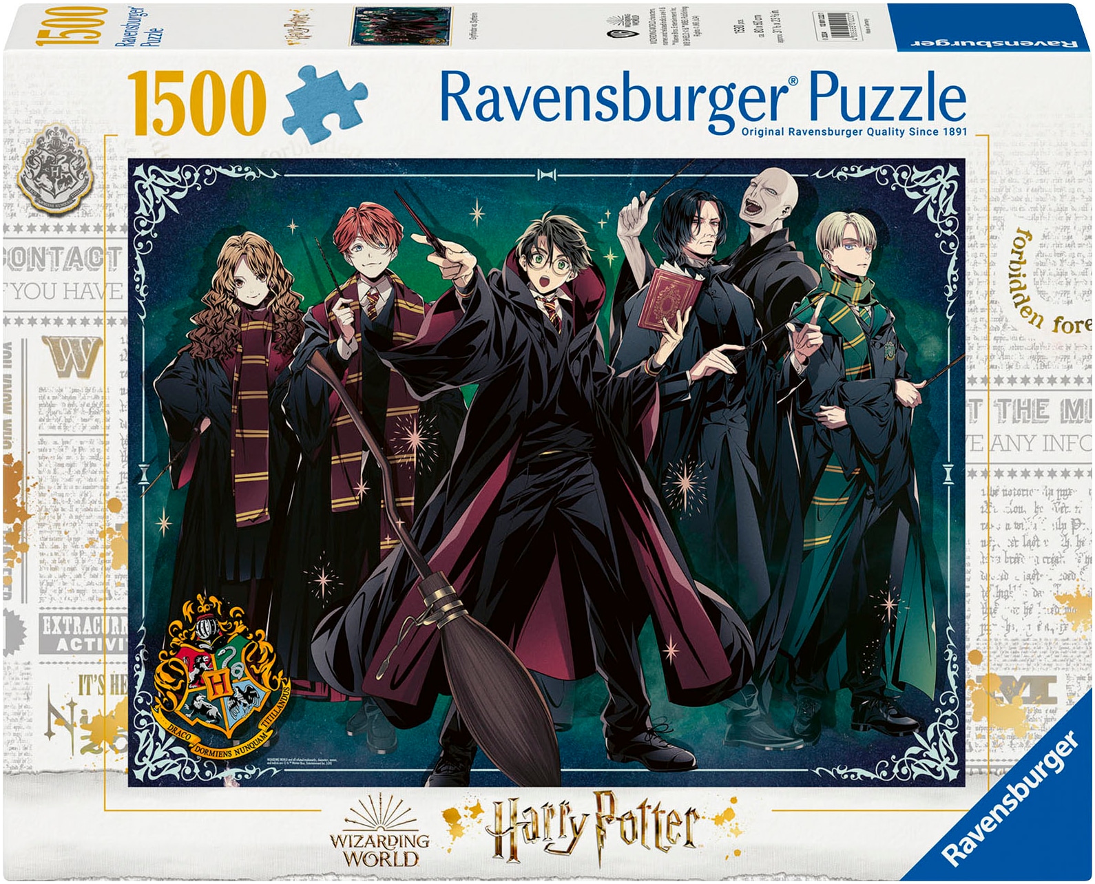 Ravensburger Puzzle »Gryffindor vs. Slytherin«, (1500 tlg.), Made in Germany