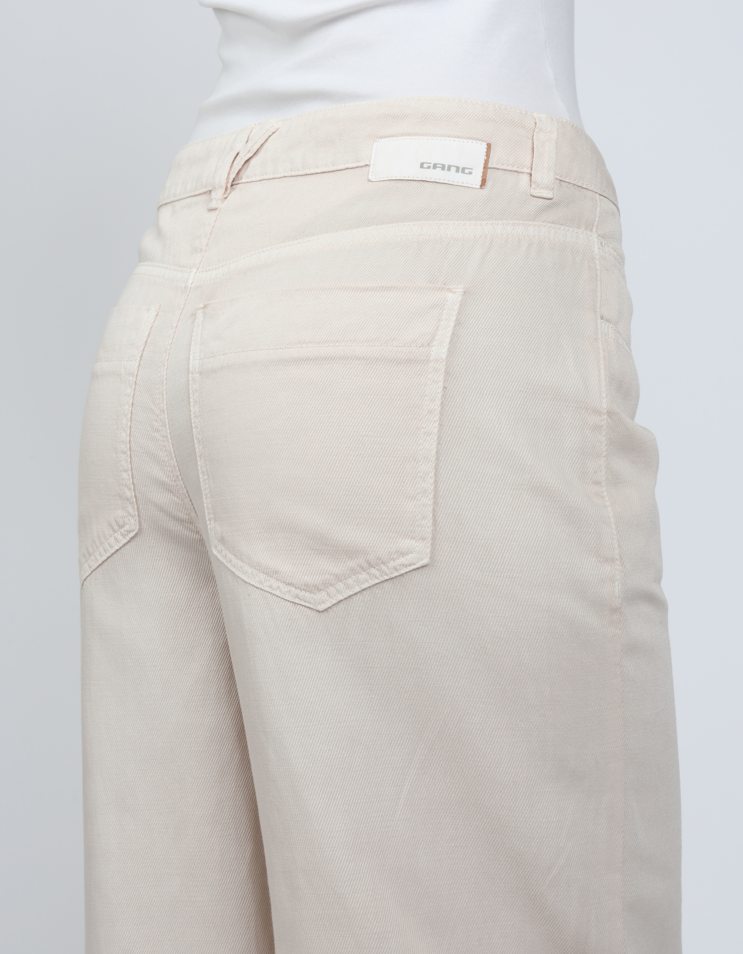GANG Weite Jeans »94CARLOTTA« weiter Fit im bodenlangen Palazzo-Style