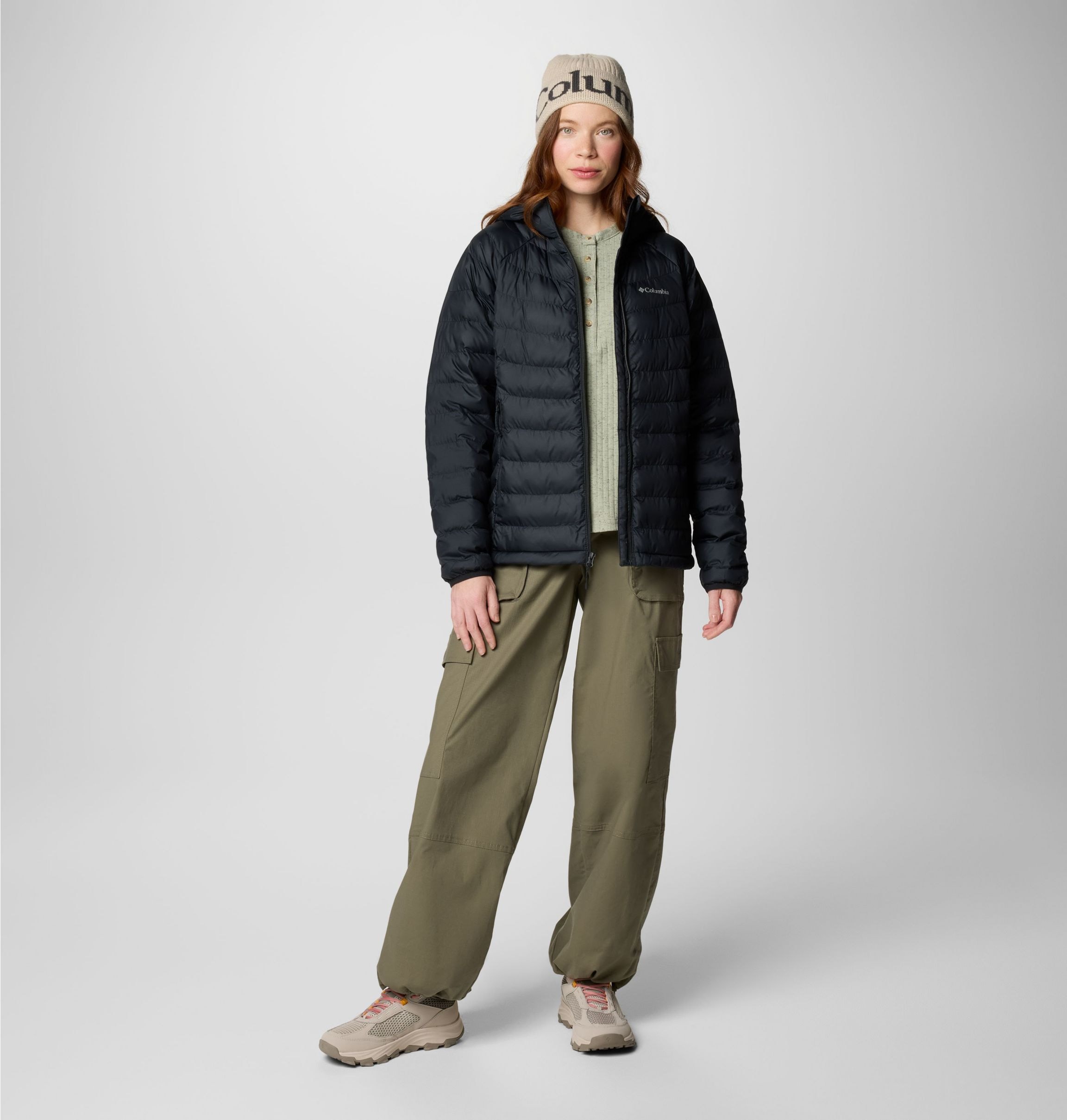 Columbia Steppjacke »POWDER LITE II HOODED JACKET«, (1 St.)