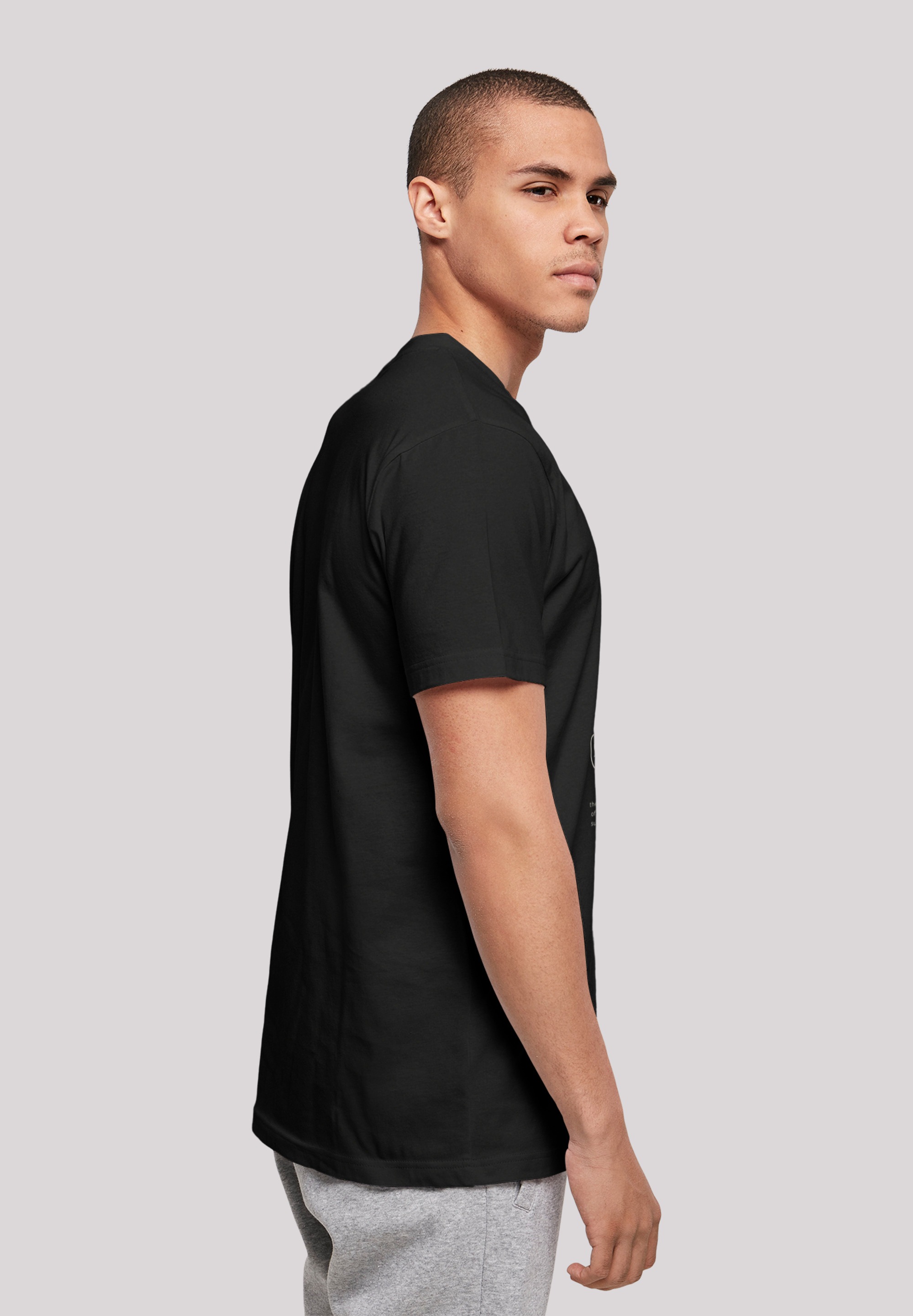 F4NT4STIC T-Shirt »happiness TEE UNISEX«, Print