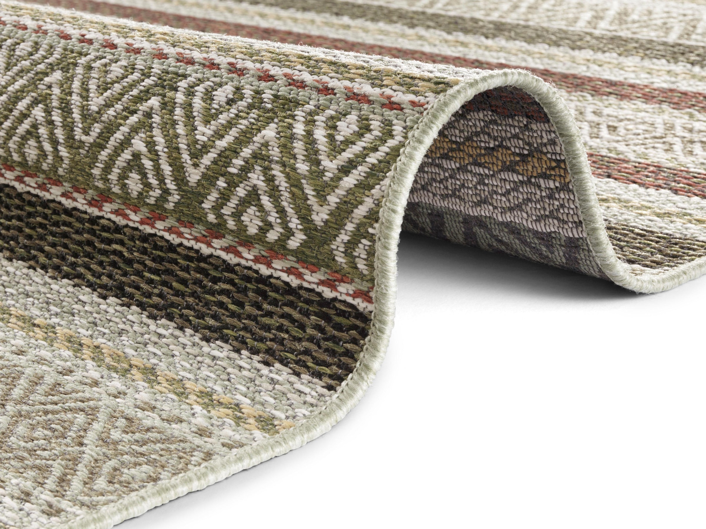 ELLE DECORATION Teppich »Rodez«, rechteckig, 6 mm Höhe, Strapazierfähig und pflegeleicht, Flachgewebe