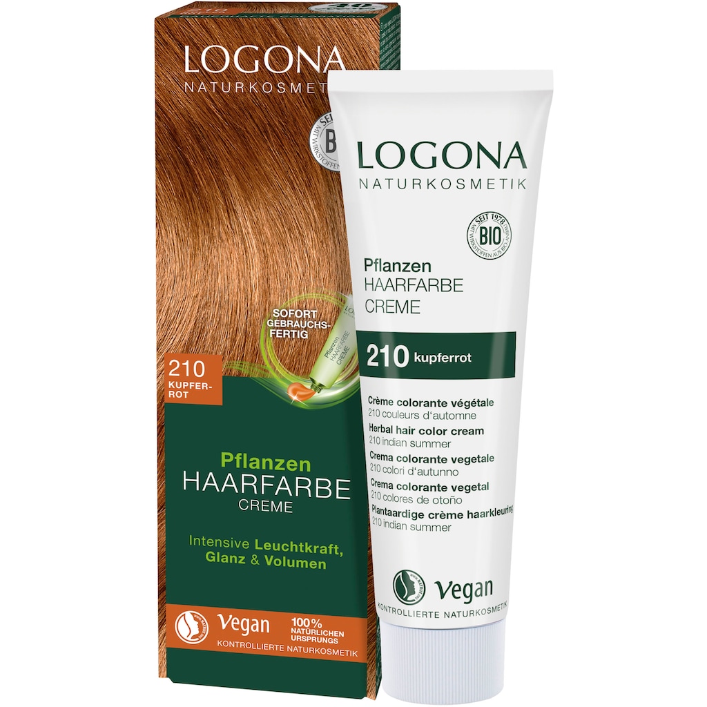 LOGONA Haarfarbe »Logona Pflanzen-Haarfarbe Creme«