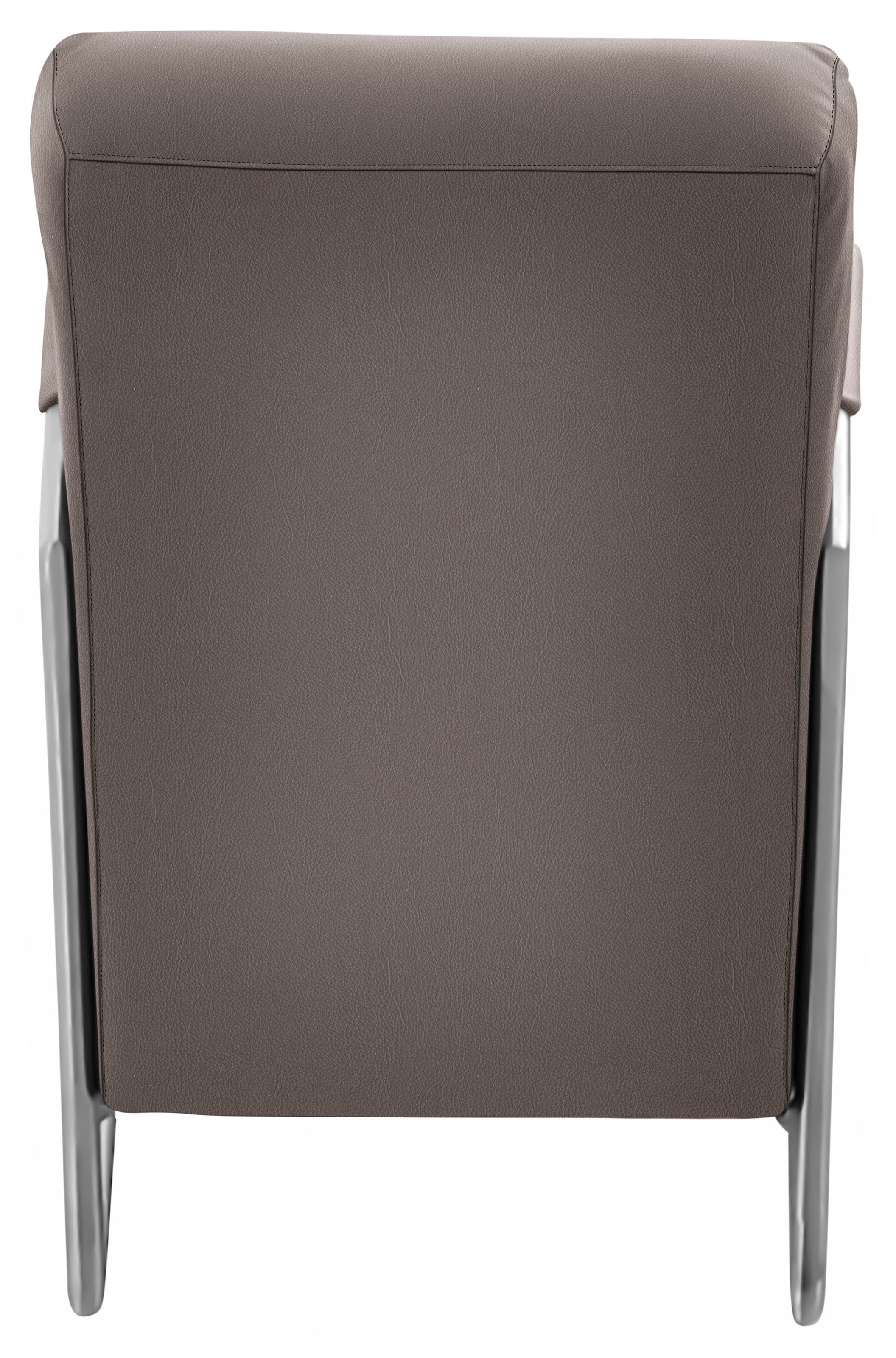 Thumbnail - K+W Komfort & Wohnen Cocktailsessel mit bezogenen Armlehnen, Gestell in Metall Edelstahloptik