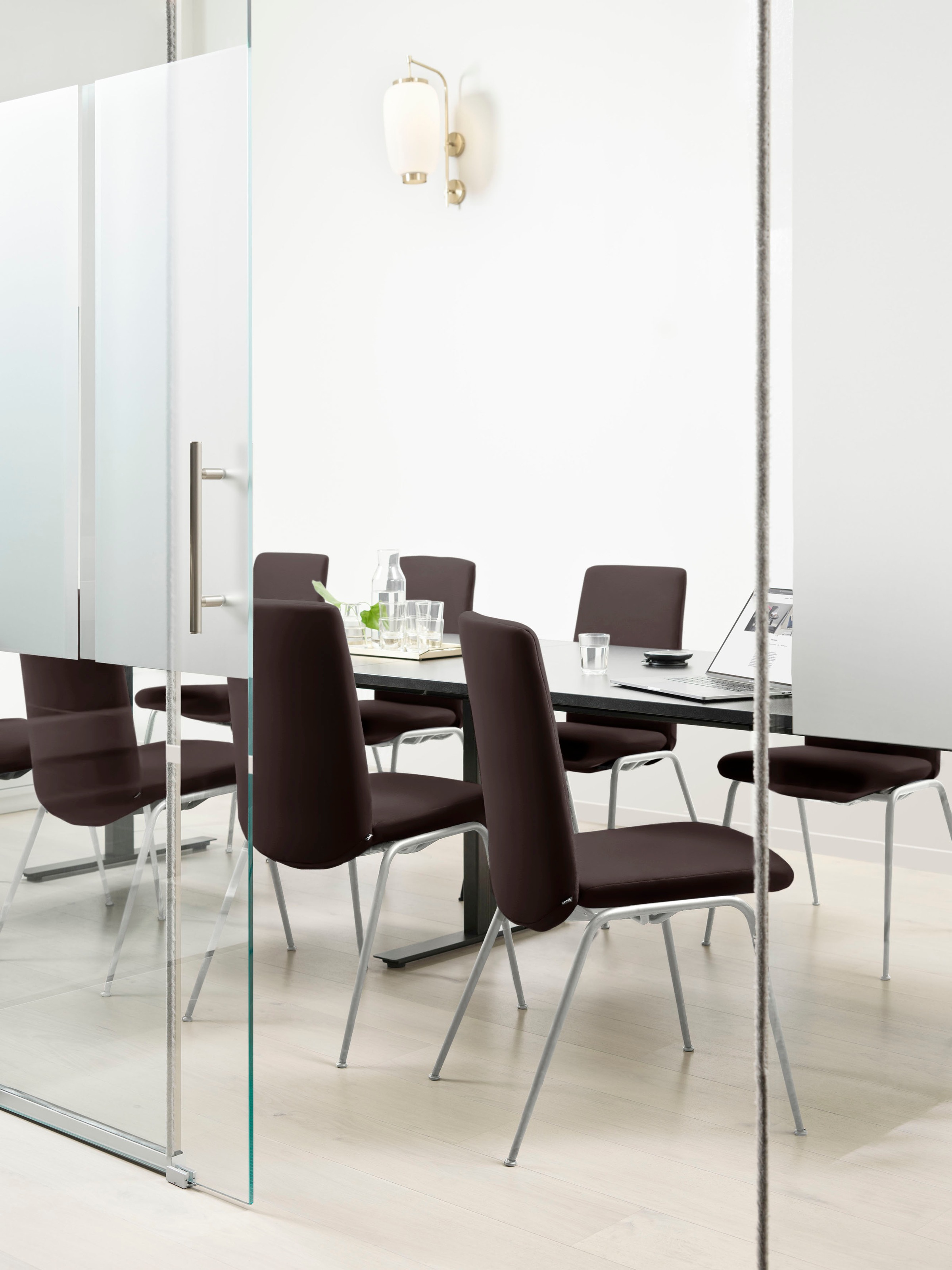 Stressless® Polsterstuhl »Laurel«, Leder PALOMA, Low Back, Größe L, mit Beinen aus Stahl in Chrom glänzend