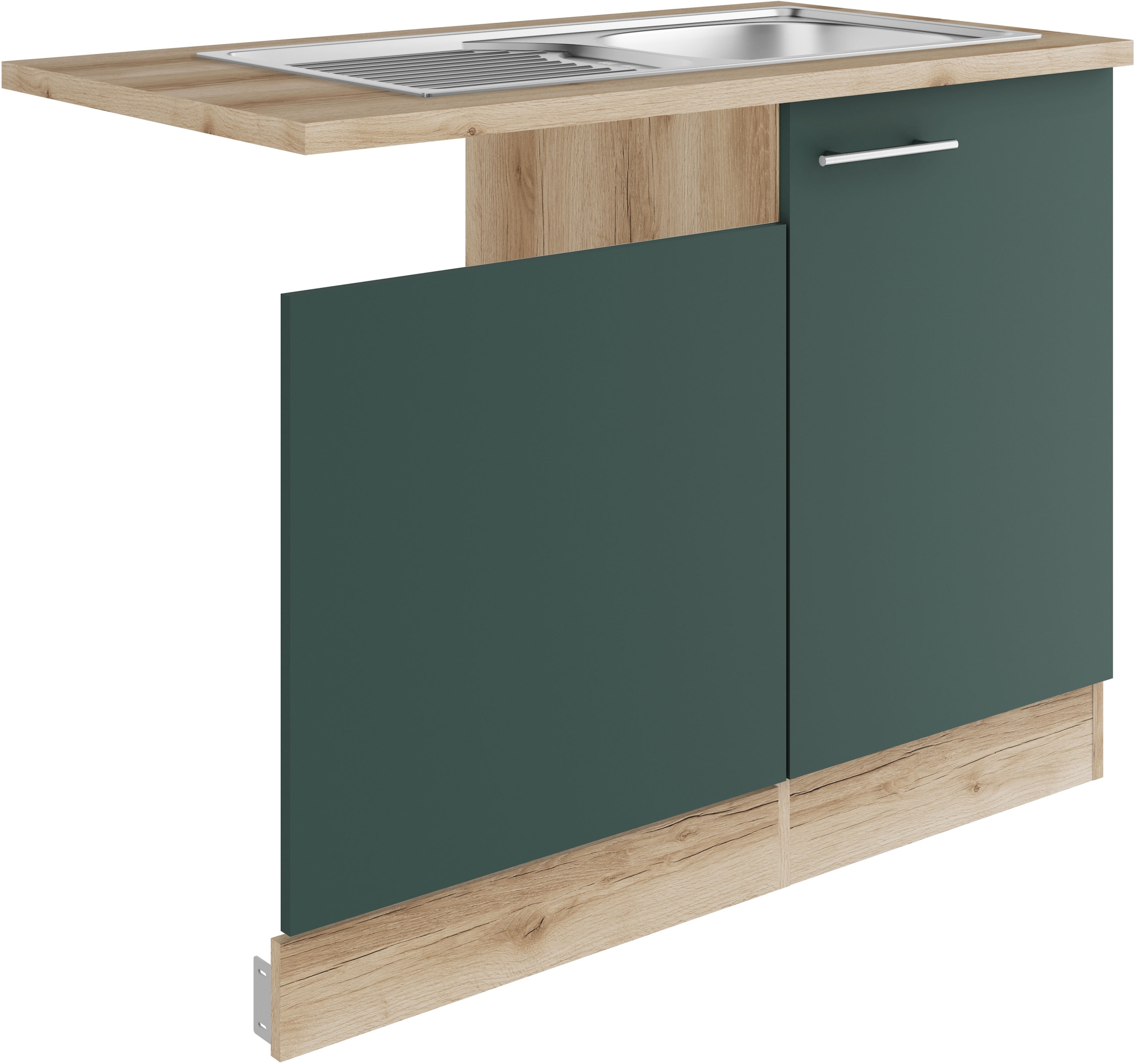 OPTIFIT Spülenschrank "Bella", Breite 110 cm, für teilintegrierten Geschirrspüler