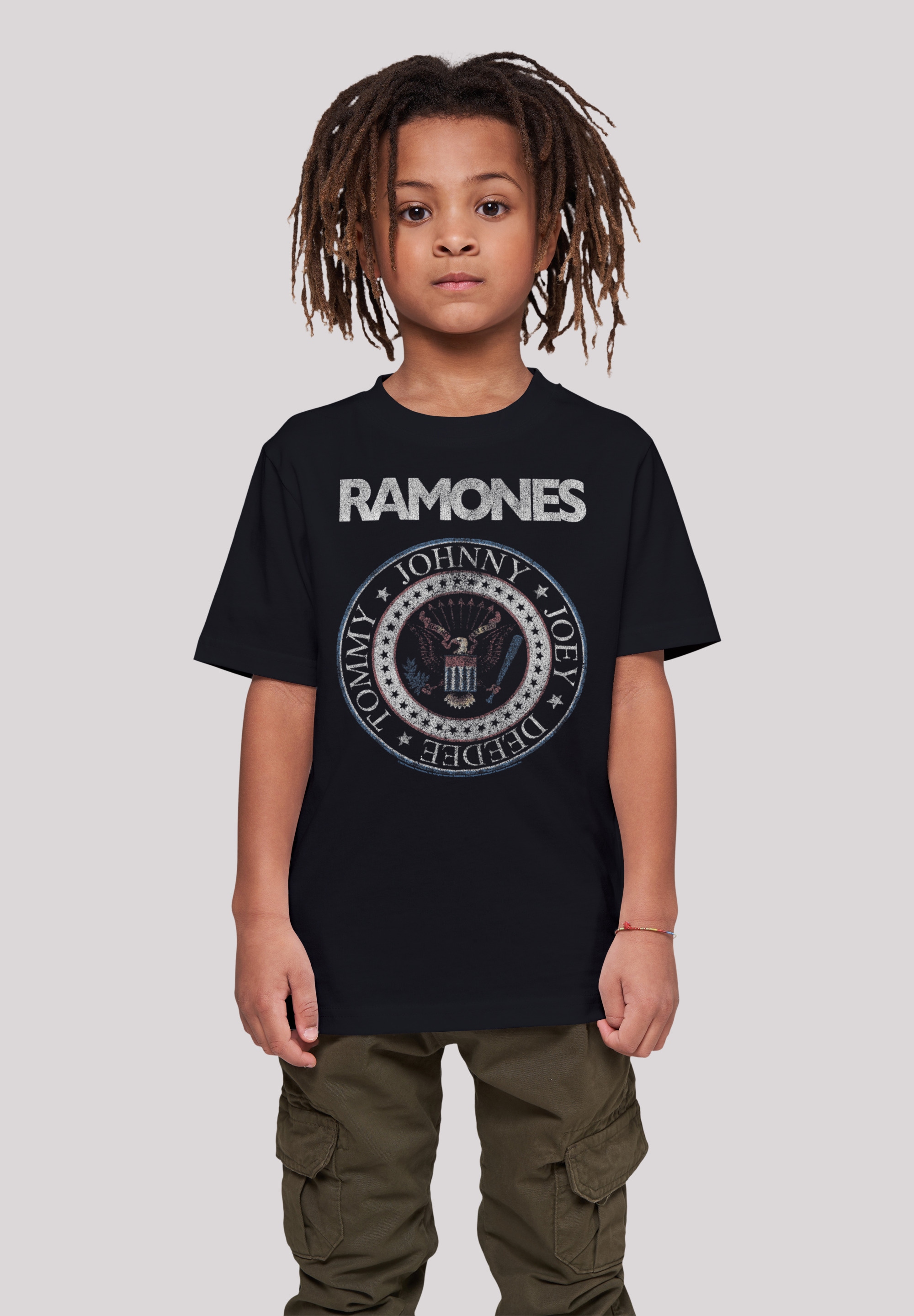 BAUR Rock-Musik T-Shirt Rock Qualität, Band Band, And Premium | Seal«, White Red kaufen Musik F4NT4STIC »Ramones
