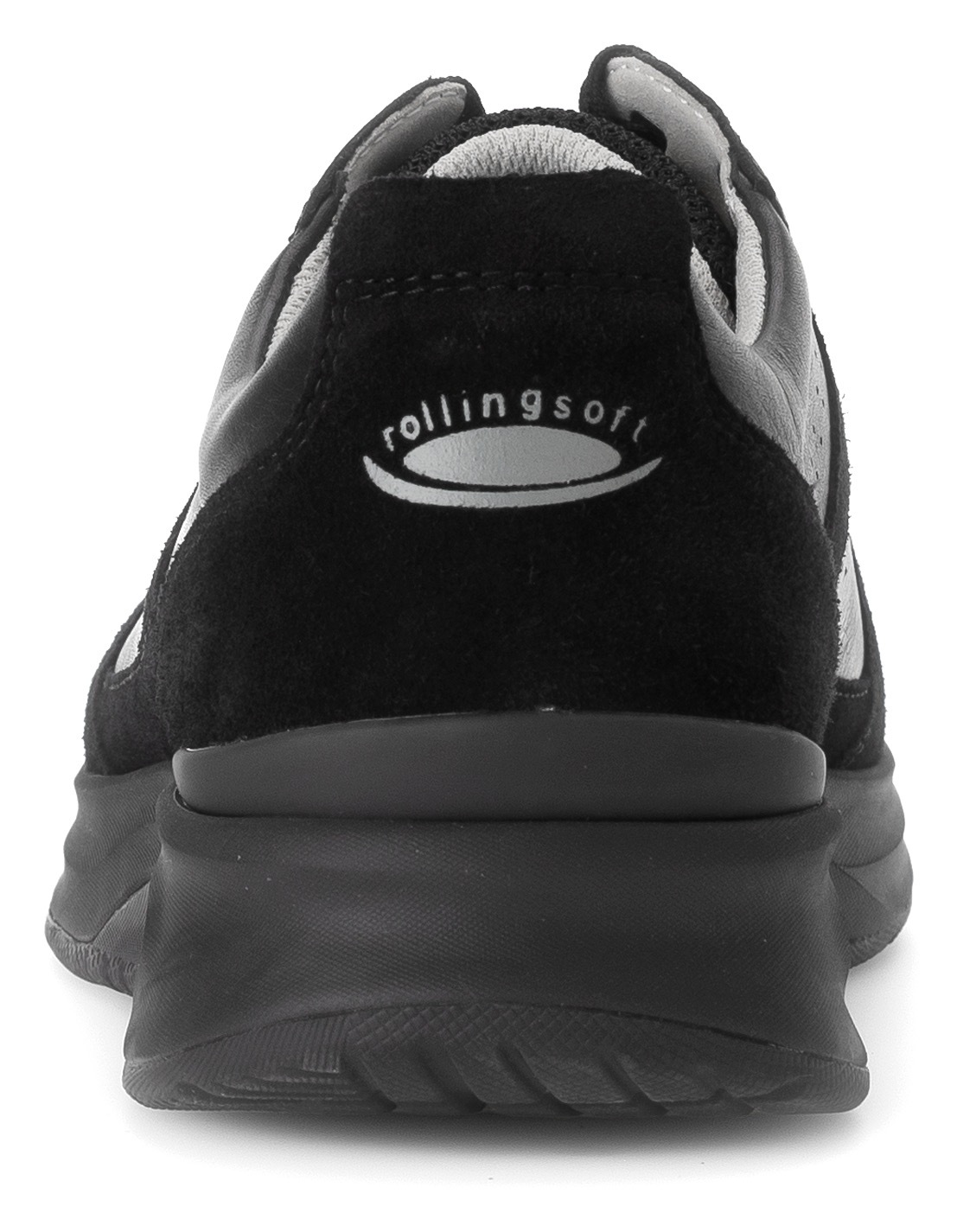 Gabor Rollingsoft Keilsneaker, Freizeitschuh, Halbschuh, Schnürer, gepolsterter Schaftrand, G-Weite