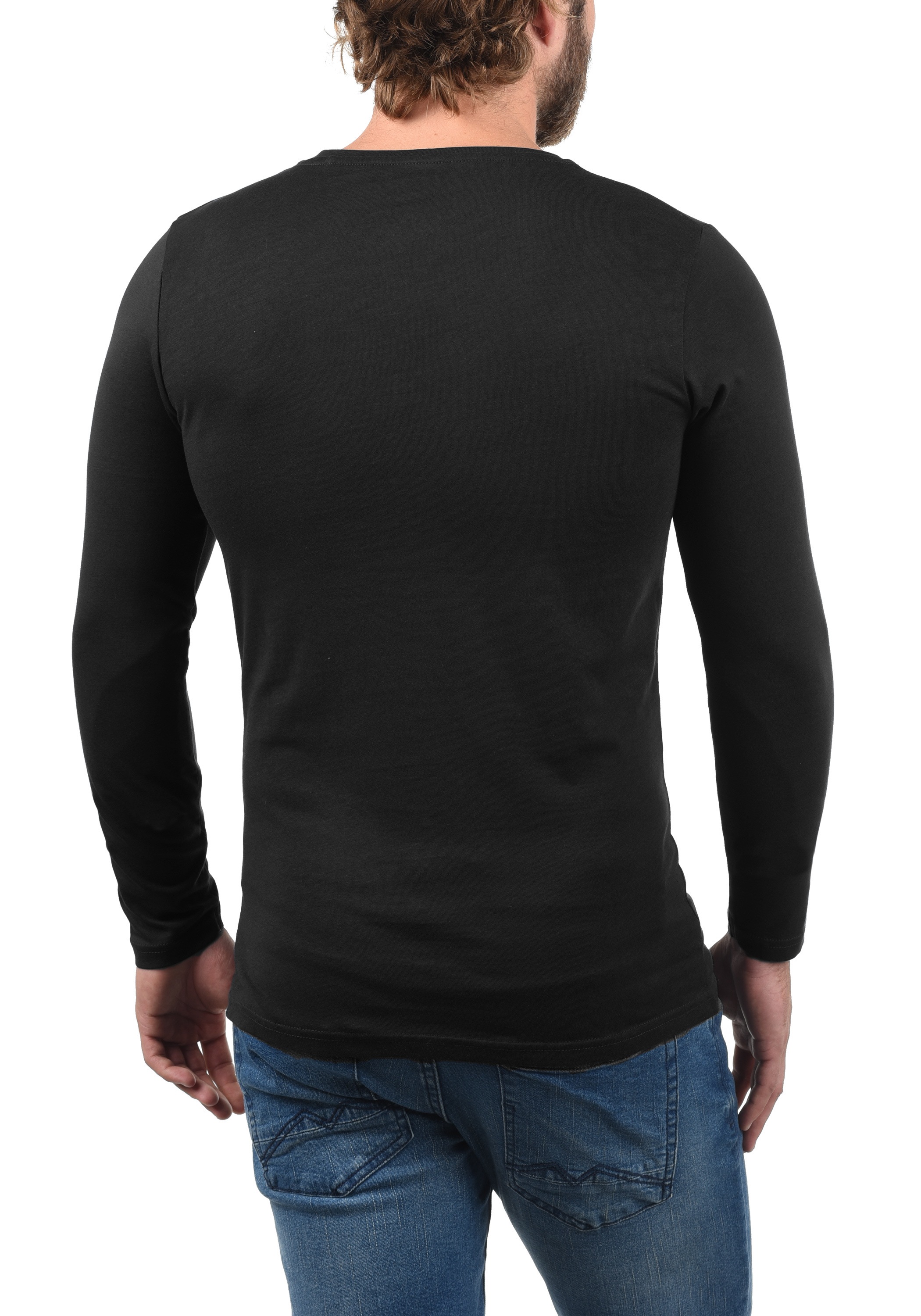 !Solid Rundhalsshirt SDBasal Langarmshirts 3er-Pack günstig online kaufen