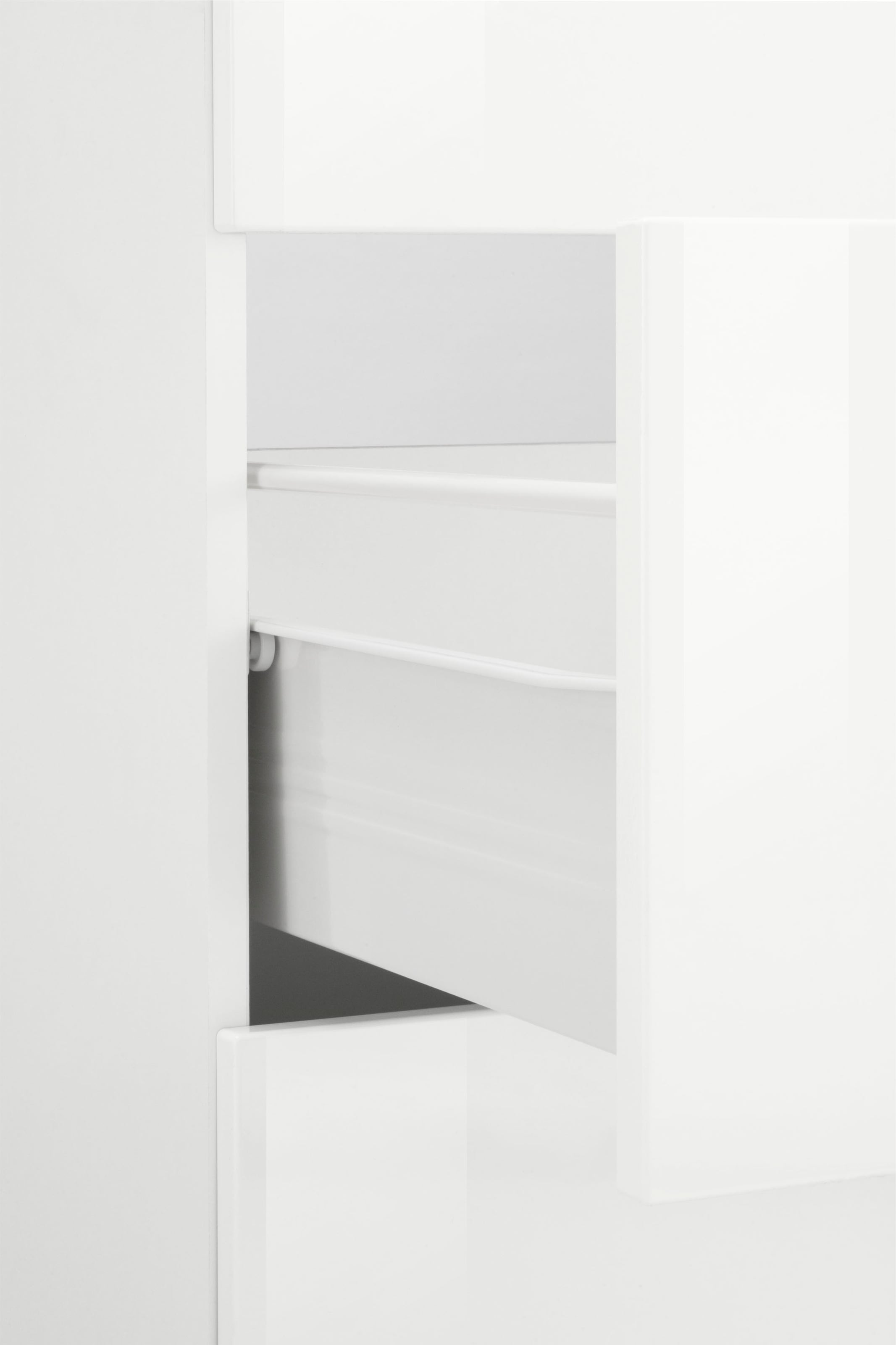 KOCHSTATION Küchenzeile »KS-Brindisi Breite 330 cm« wahlweise mit E-Geräten und Induktion, mit MDF-Fronten und Regal