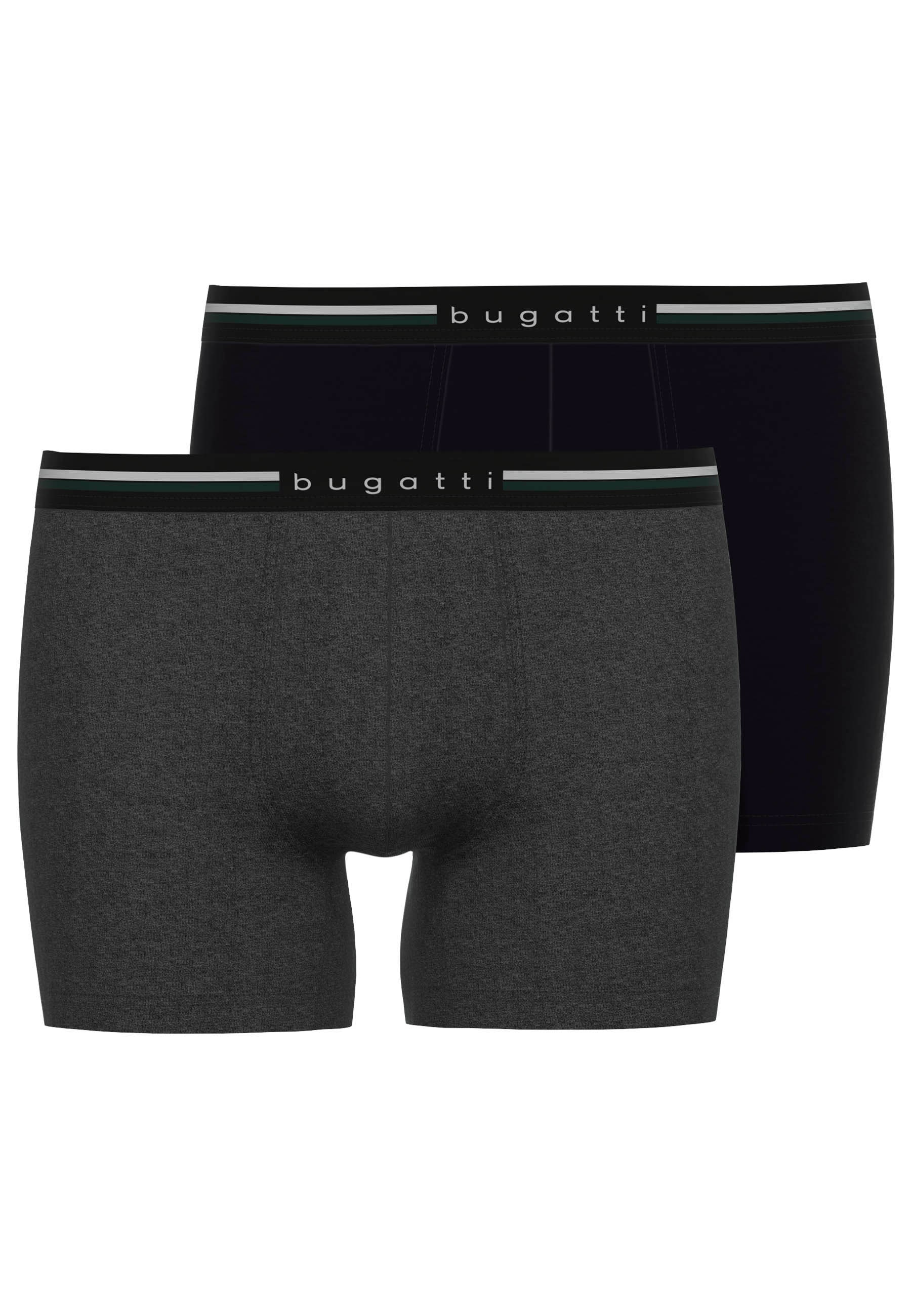 bugatti Lange Unterhose "Neapel", (2er Pack), Mit elastischem Logobund günstig online kaufen