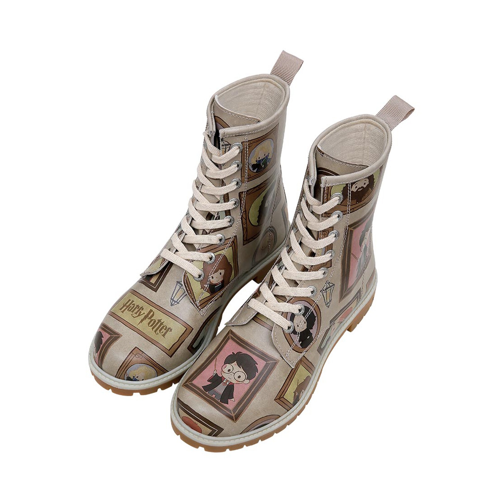 DOGO Schnürboots »Longe Boots Schnürstiefel Frames-Of-Hogwarts Damen Stiefeletten«  Handgefertigt