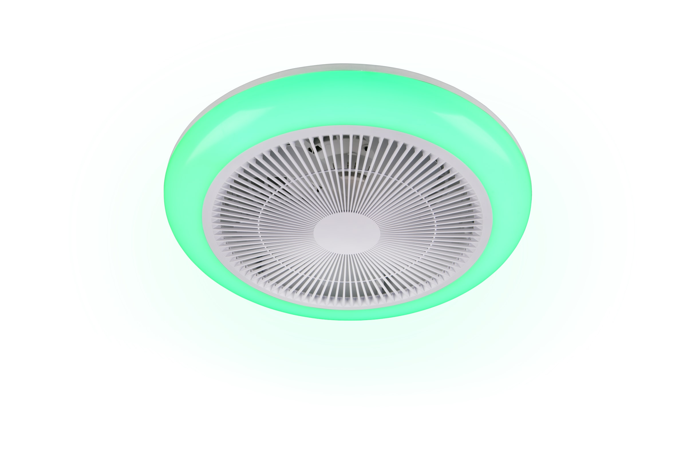 REALITY Leuchten LED Deckenleuchte »HOLMSUND mit Ventilator, Deckenventilator mit RGB Licht Farbwechsel« LED-Board 1 Stk. RGB | warmweiß - kaltweiß 3-Stufen Ventilator Kinderzimmer Fernbedienung dimmen + buntes Licht
