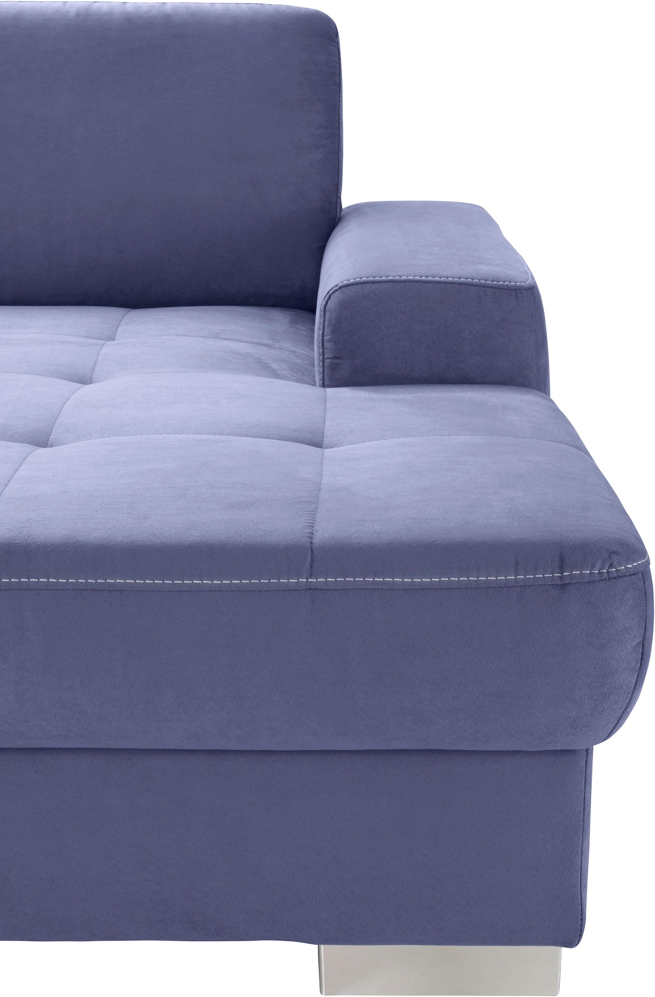 sit&more Wohnlandschaft »Santorini U-Form«, mit Federkern und Sitztiefenverstellung, wahlweise mit Bettfunktion