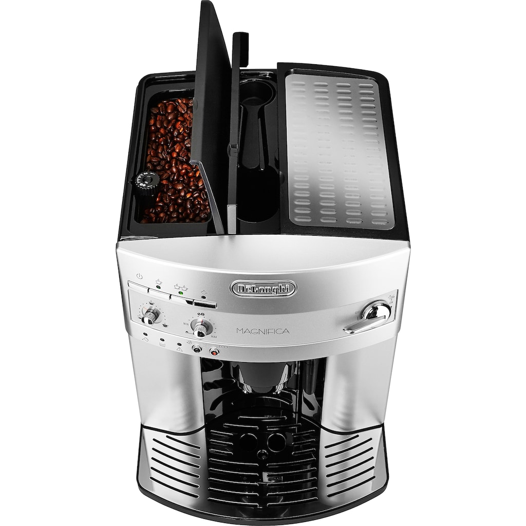 De'Longhi Kaffeevollautomat »Magnifica ESAM 3200.S«, mit Milchaufschäumdüse, Kegelmahlwerk 13 Stufen, Herausnehmbare Brühgruppe, 2-Tassen-Funktion, in silber