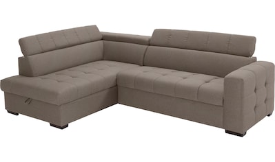 Ecksofa im und »Otusso«, exxpo Bettkasten sofa BAUR Sitzbereich, fashion | Bettfunktion - Wahlweise Steppung bestellen mit