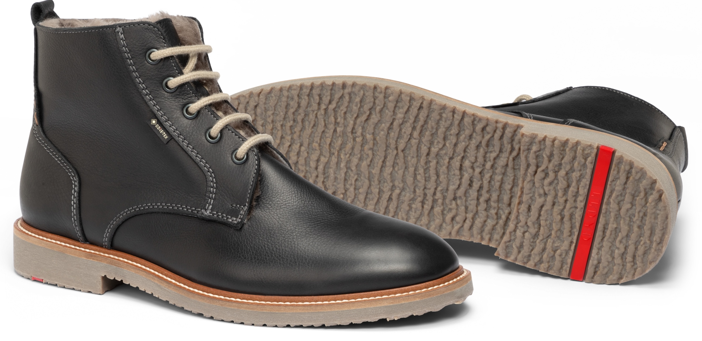 Lloyd Winterstiefelette »Varon«, Business Stiefel, Schnürstiefelette mit wasserdichter GORE-TEX Membran