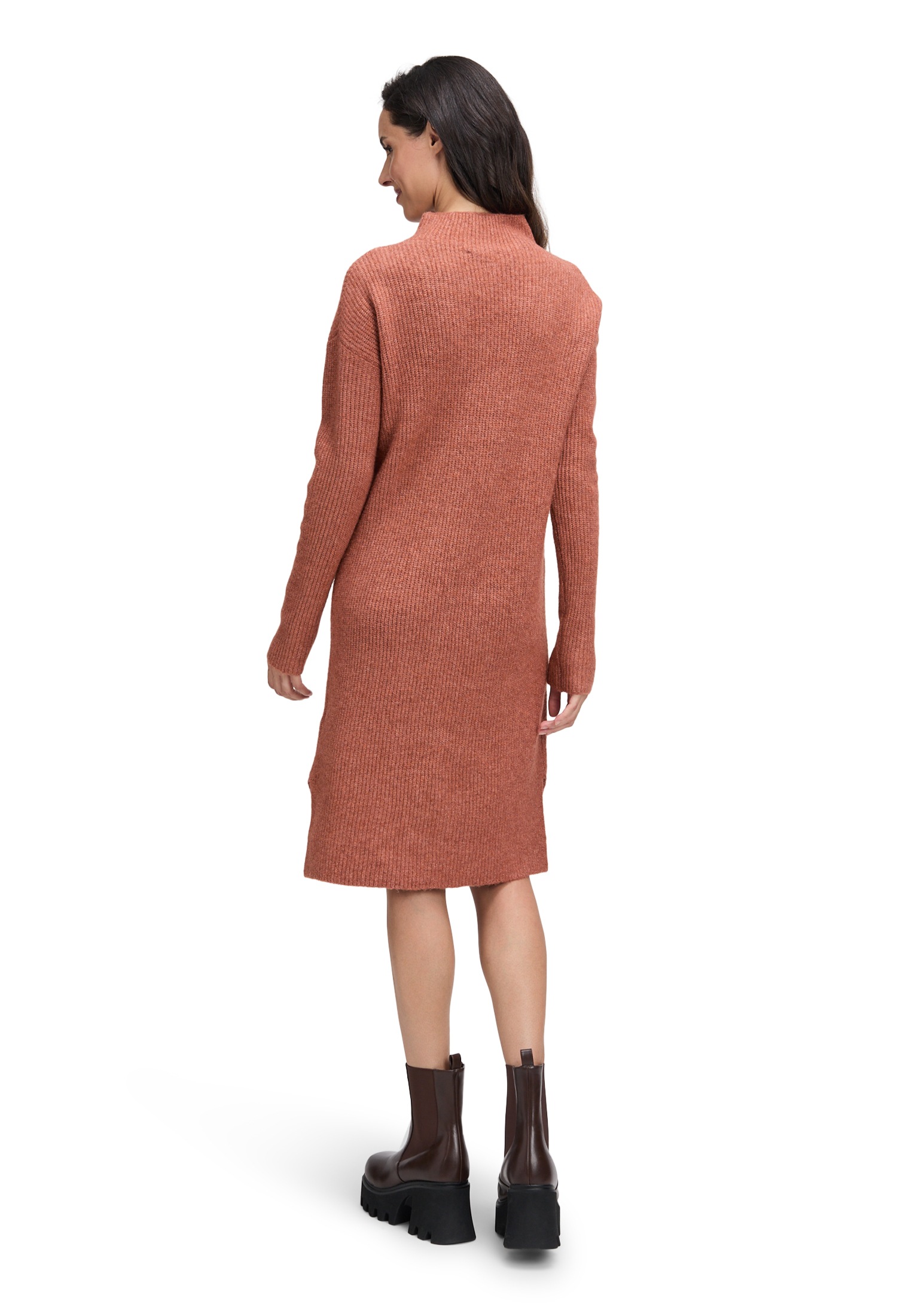 Cartoon Strickkleid »Damen Strickkleid mit Stehkragen« Ohne Tasche