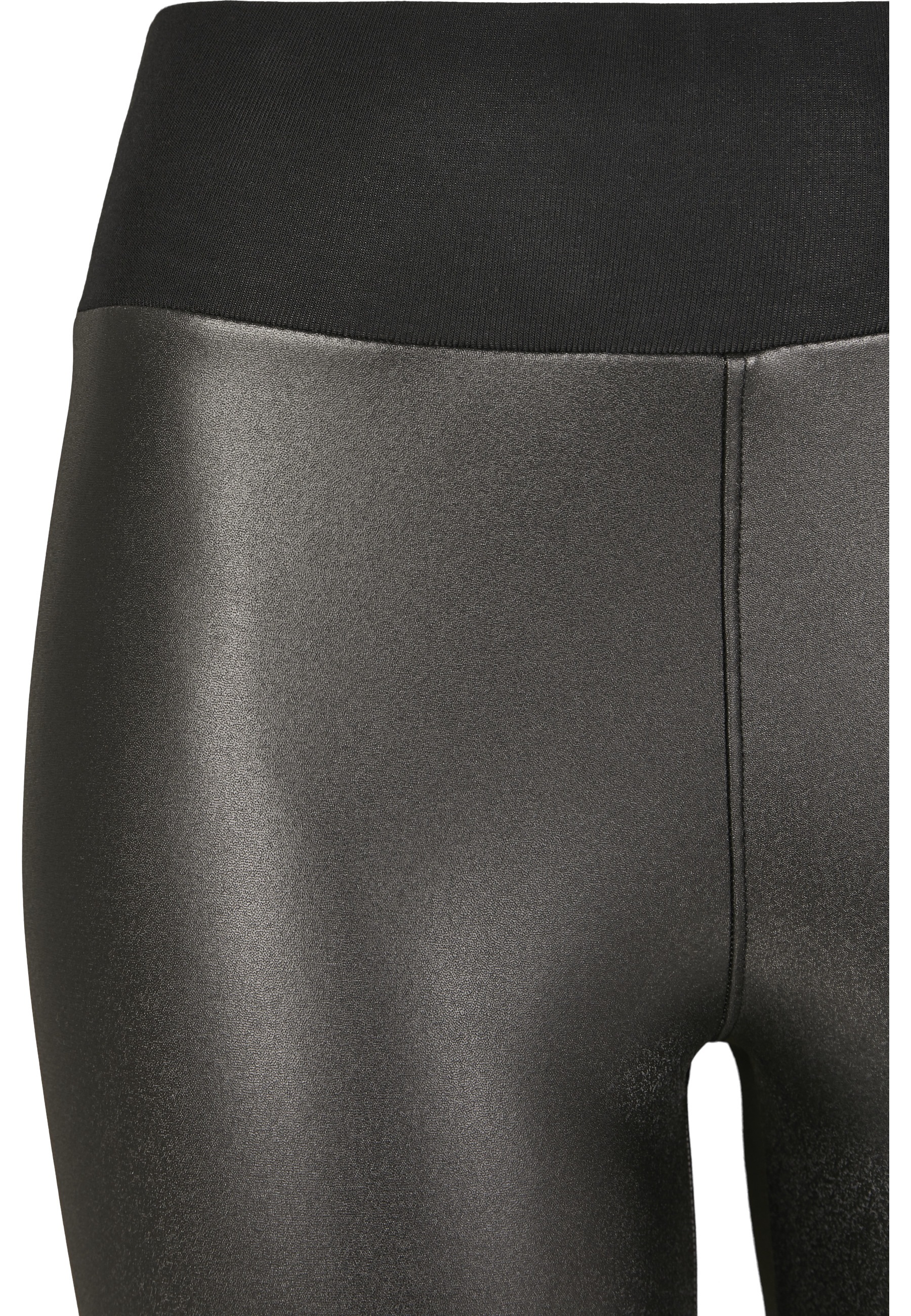 URBAN CLASSICS Leggings »Urban Classics Damen Ladies Faux Leather High Waist Leggings«