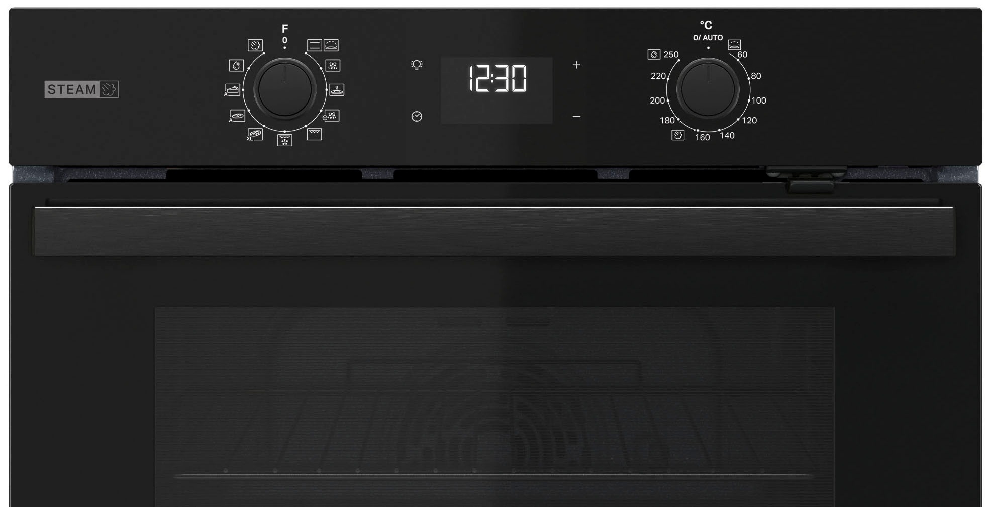 BAUKNECHT Einbaubackofen "BBA2S85HU1K" mit 1-fach-Teleskopauszug Gentle Ste günstig online kaufen